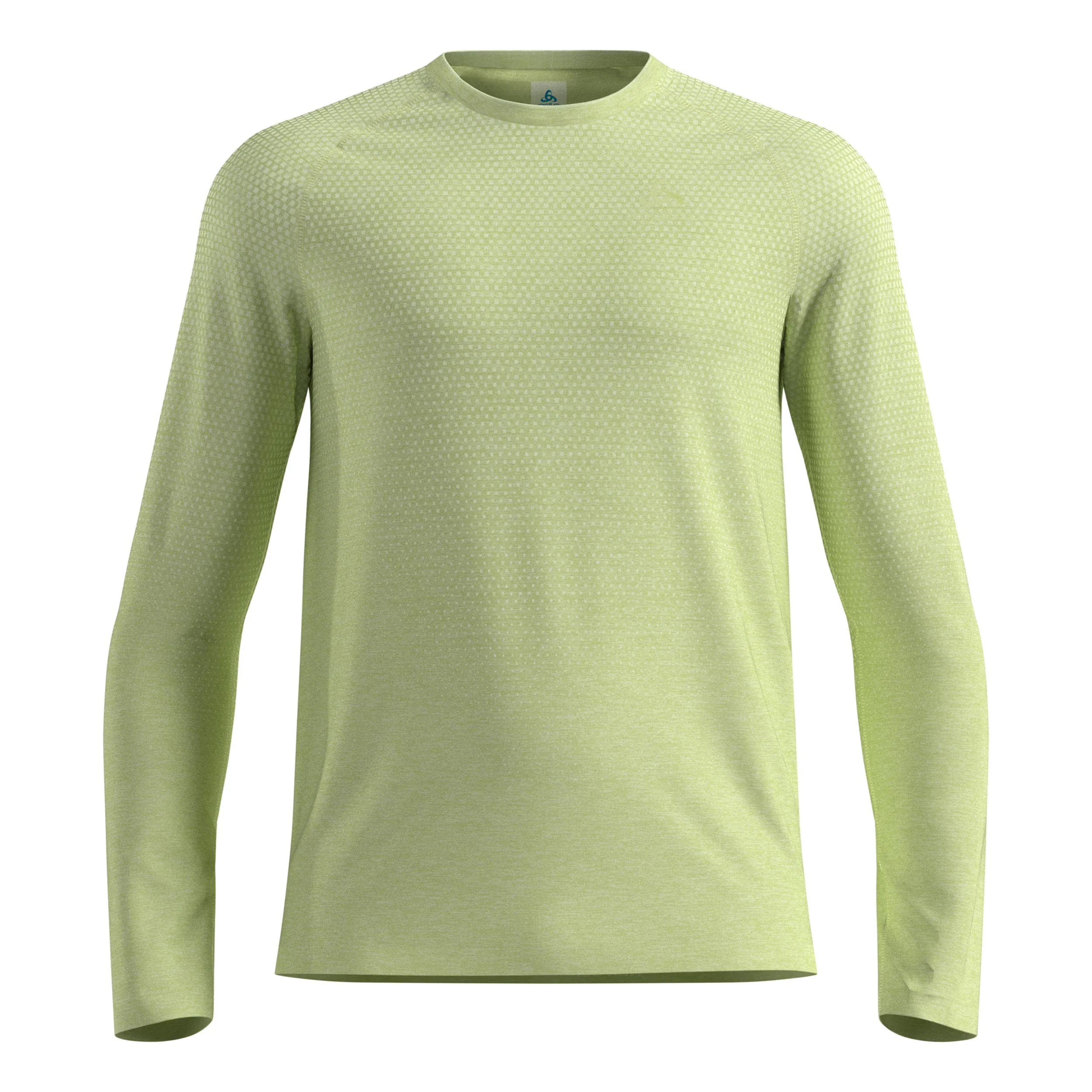 Essential Seamless Crew Neck Långärmat Herrar-lime