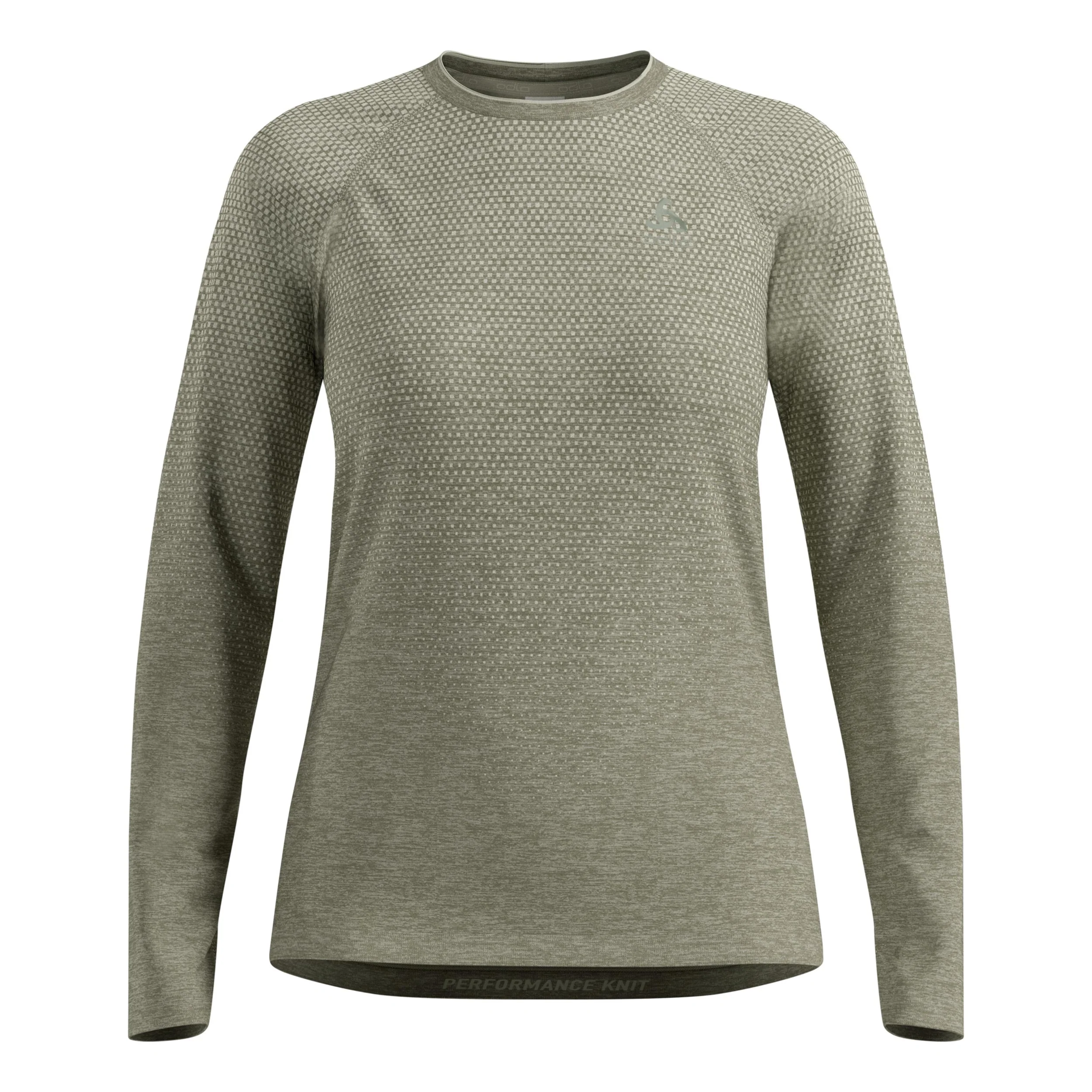 Essential Seamless Löpartröja Damer-oliv