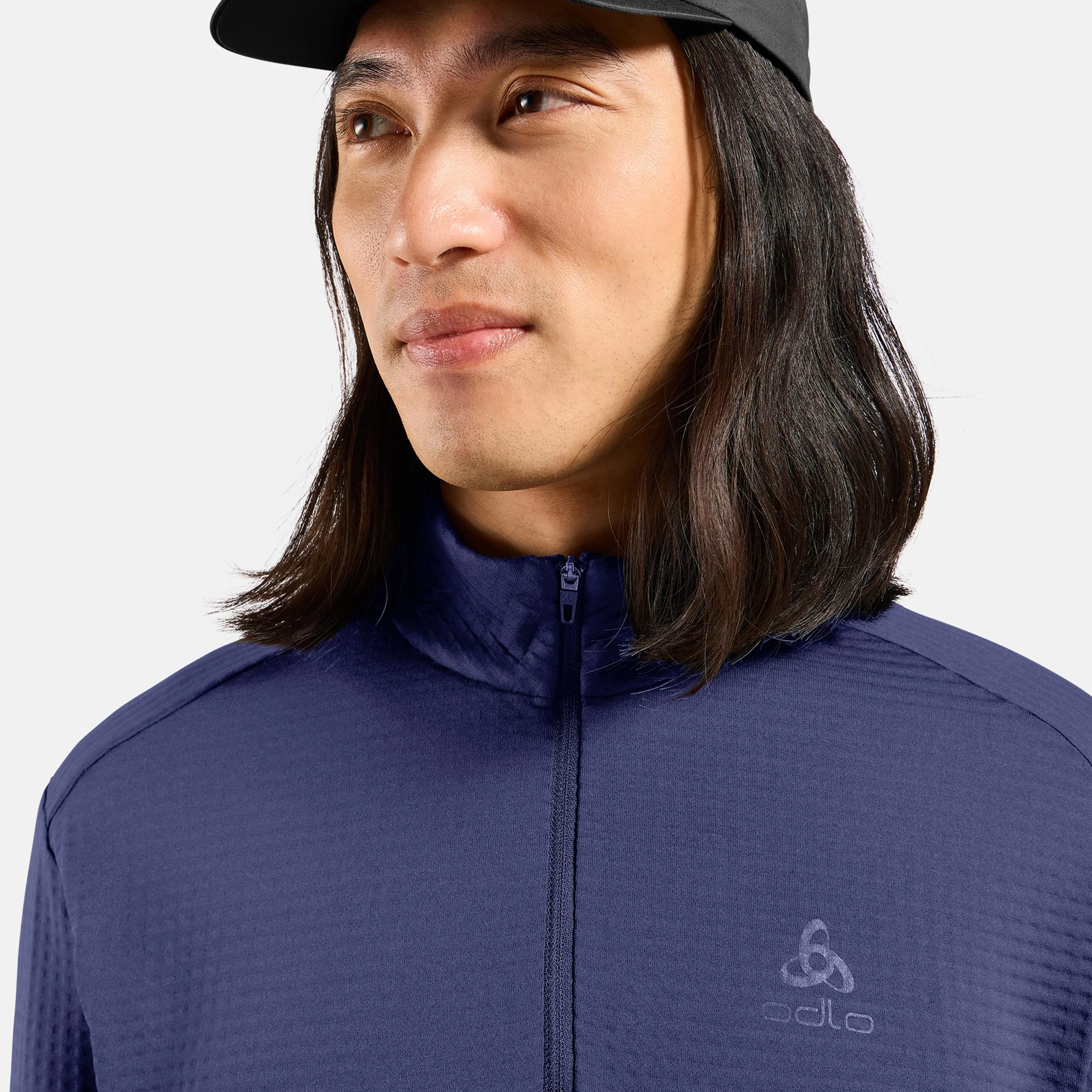 Essential Thermal Midlayer 1/2 Zip Löpartröja Herrar-blå - Image 5