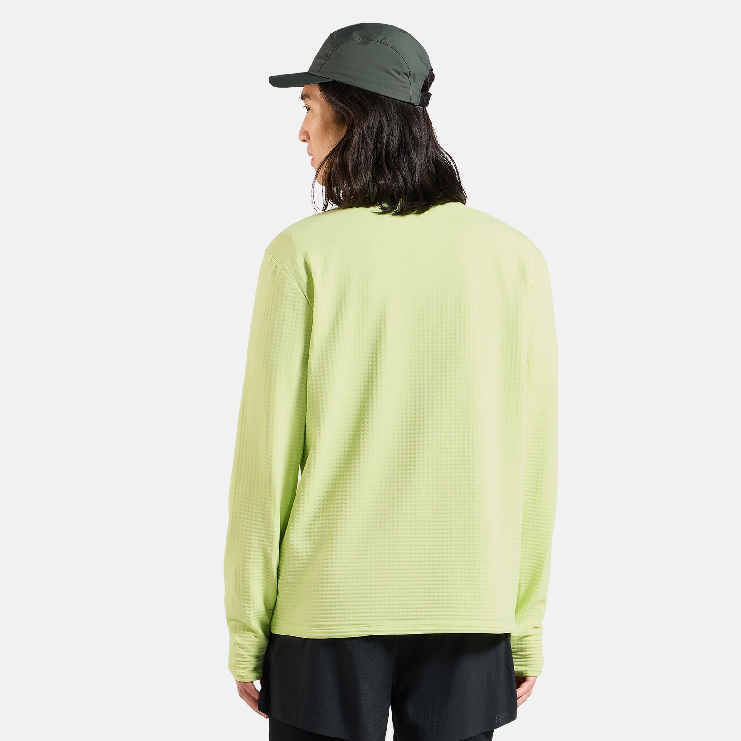 Essential Thermal Midlayer 1/2 Zip Löpartröja Herrar-lime - Image 4