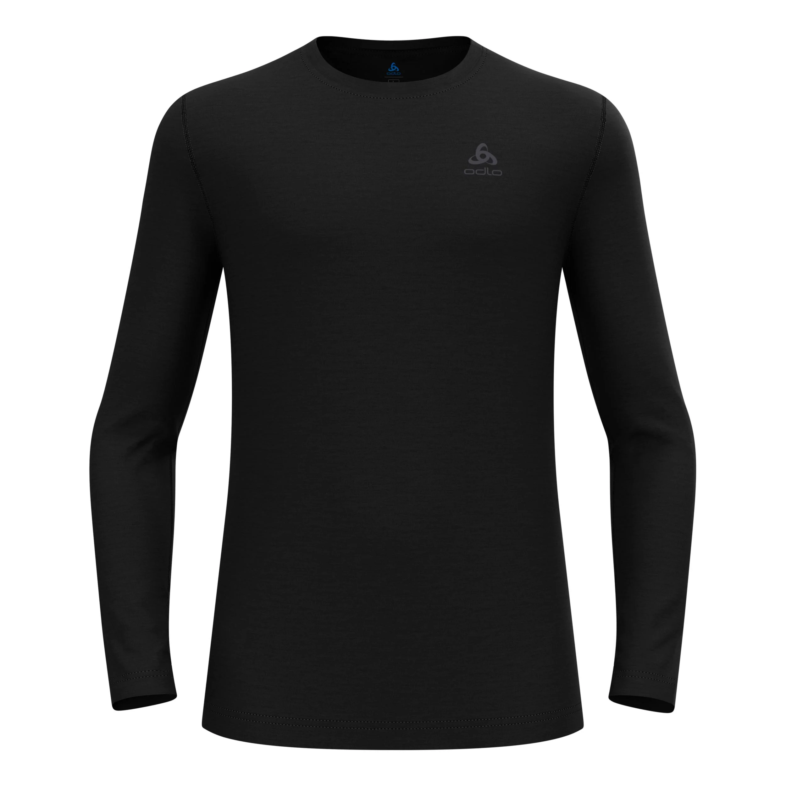 Merino 160Crew Långärmat Herrar-Svart