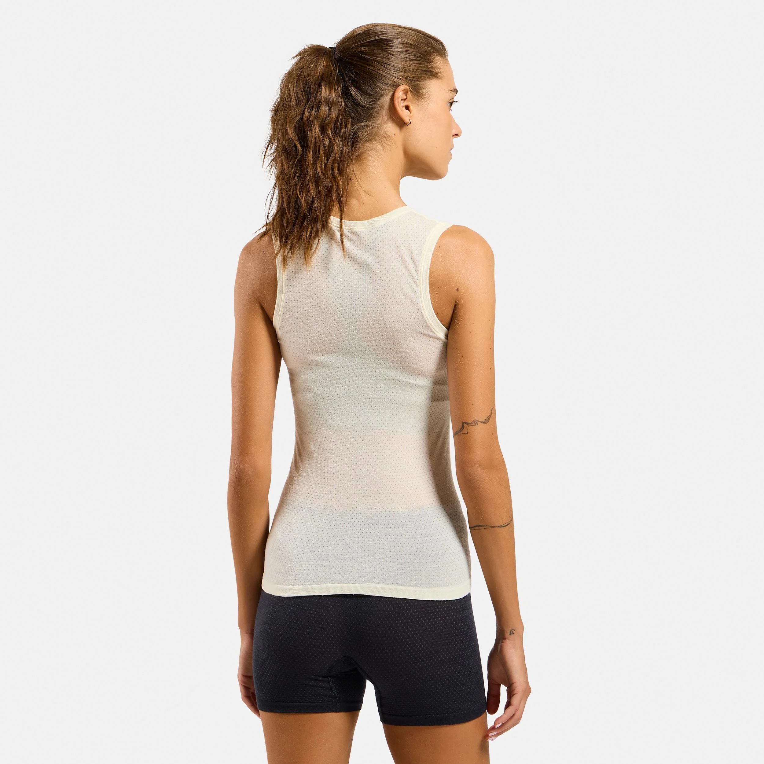 Merino PW 140 Seamless Väst Damer-beige - Image 4