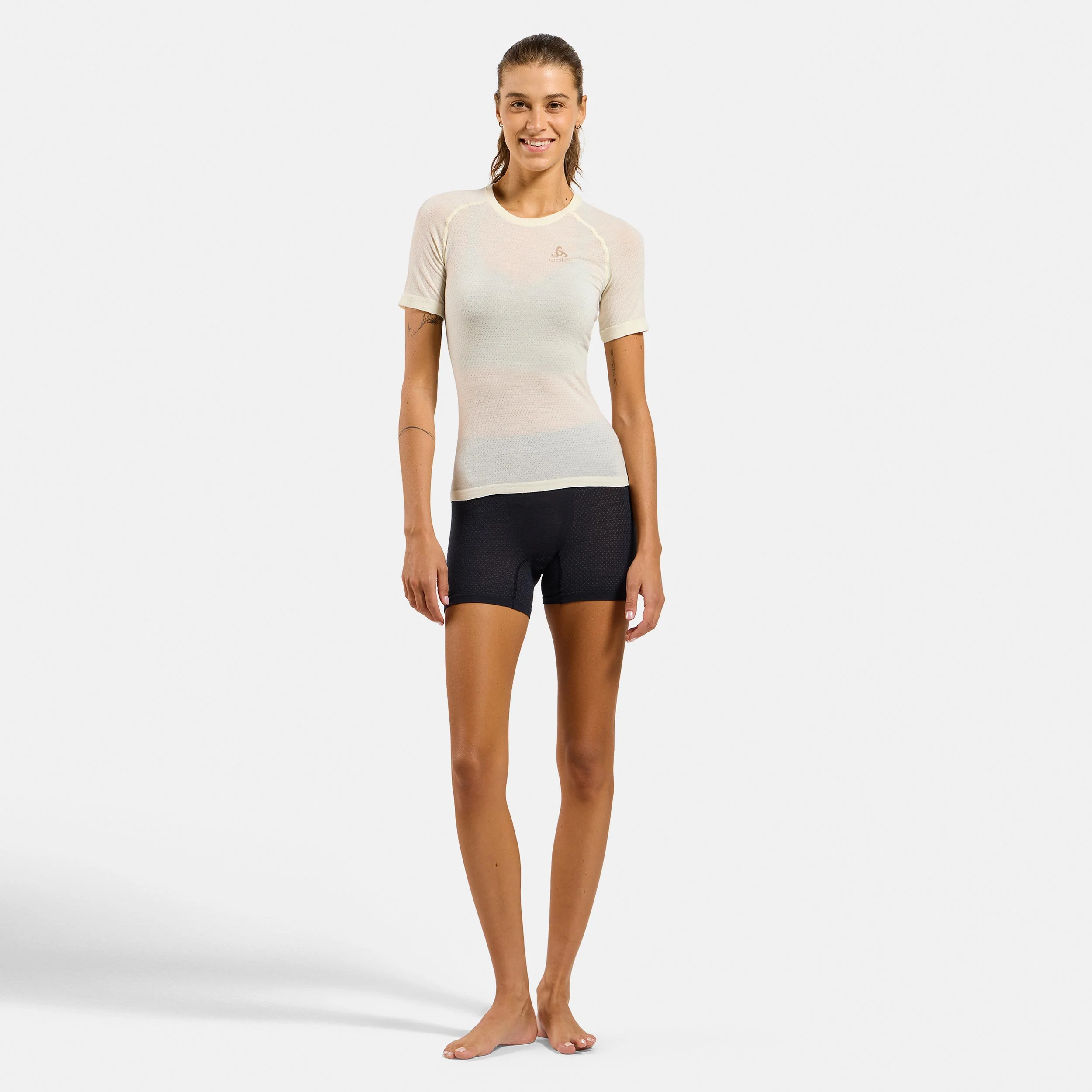 Merino PW 140 Seamless Väst Damer-beige - Image 6