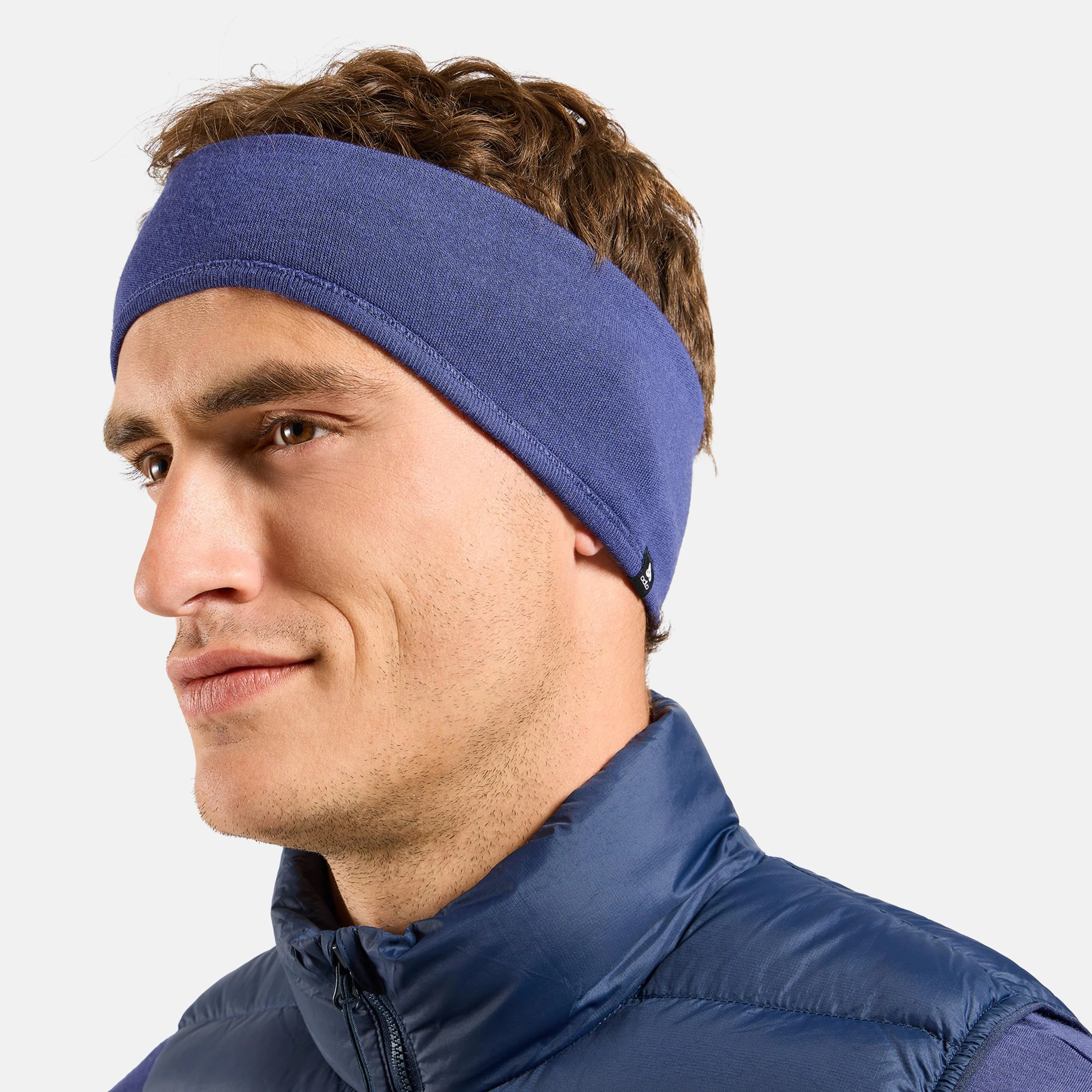 Merino Warm Pannband-Blå - Image 4