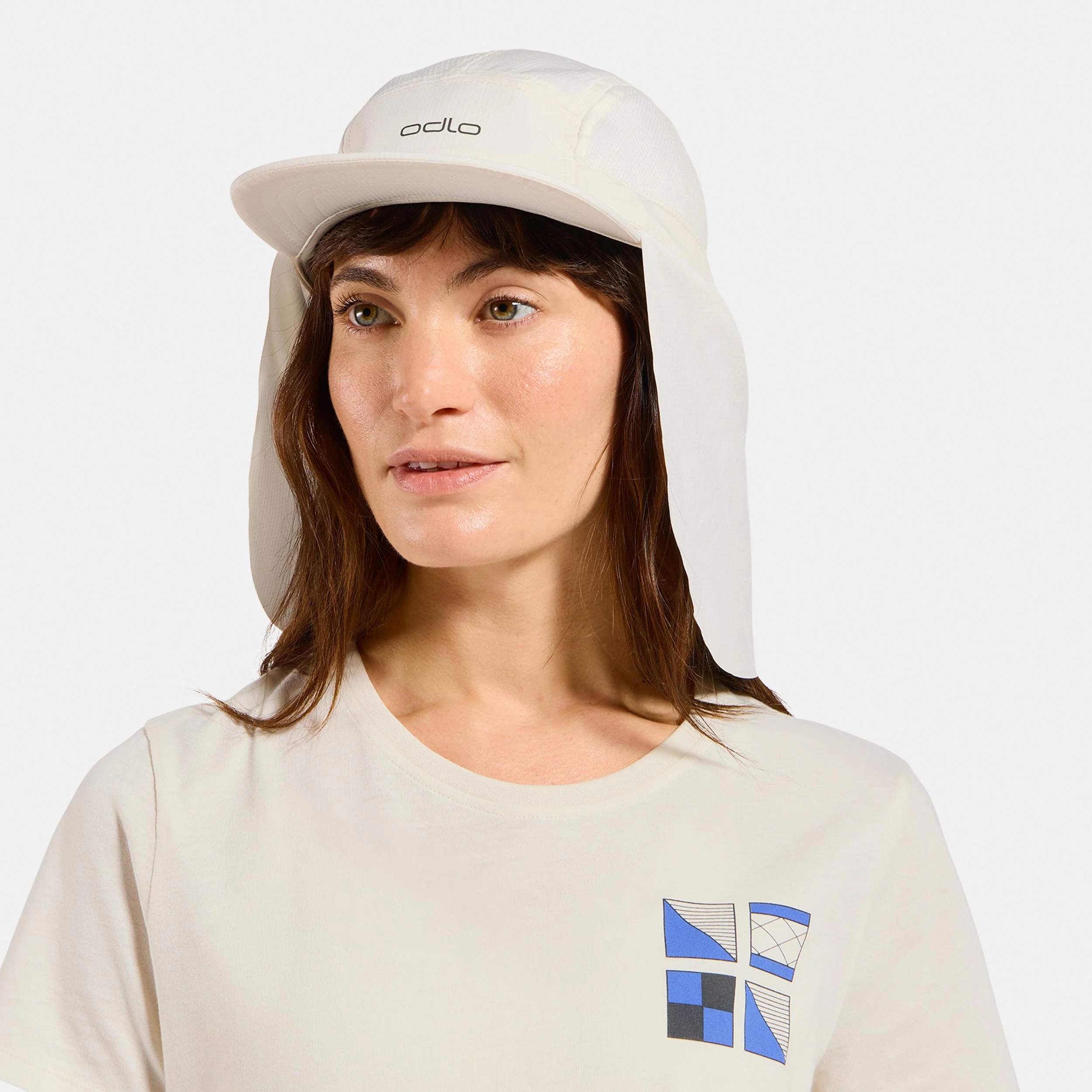 Performance Light Shade Keps Unisex-creme - Image 5