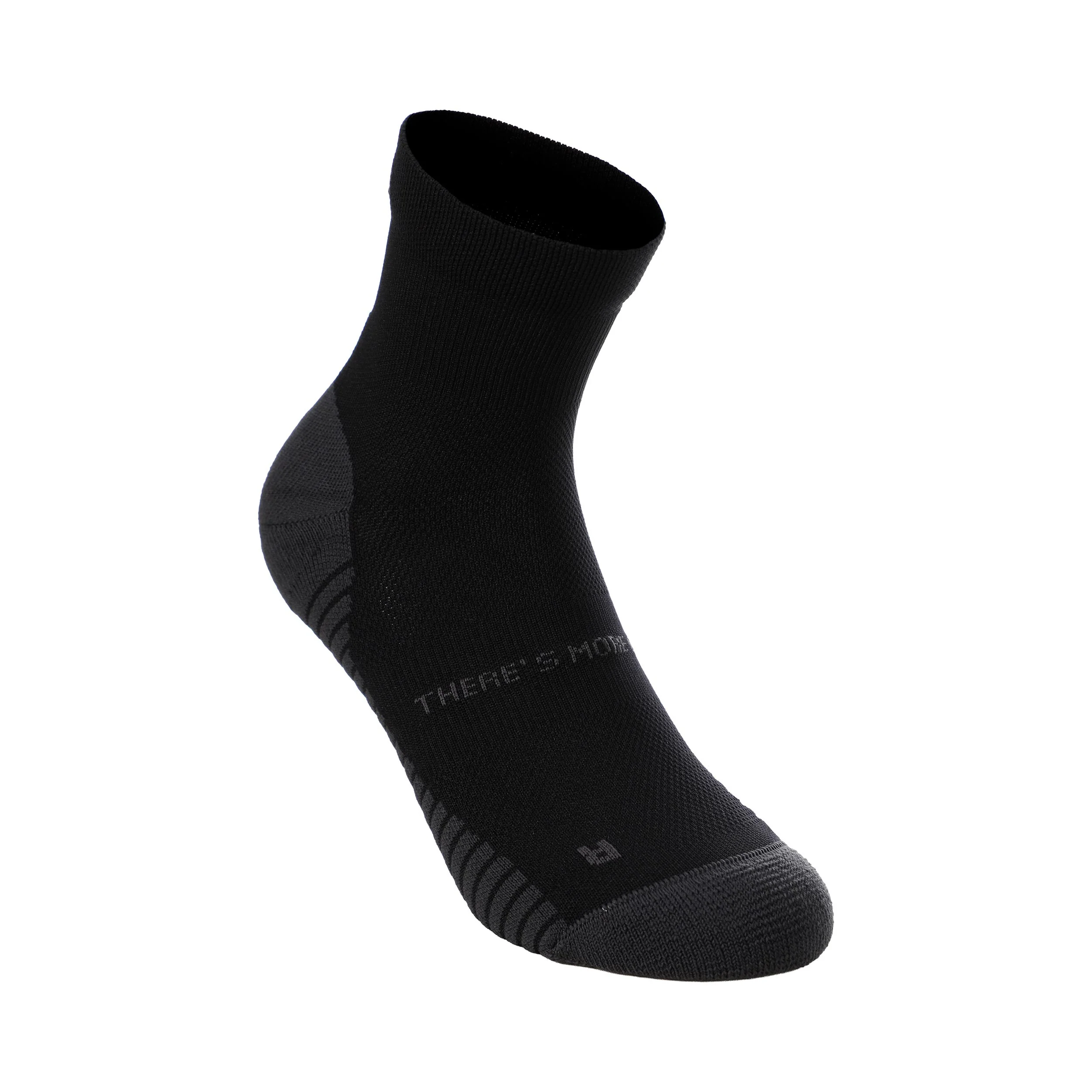 Performance Run Quarter Löparsockor Unisex-svart