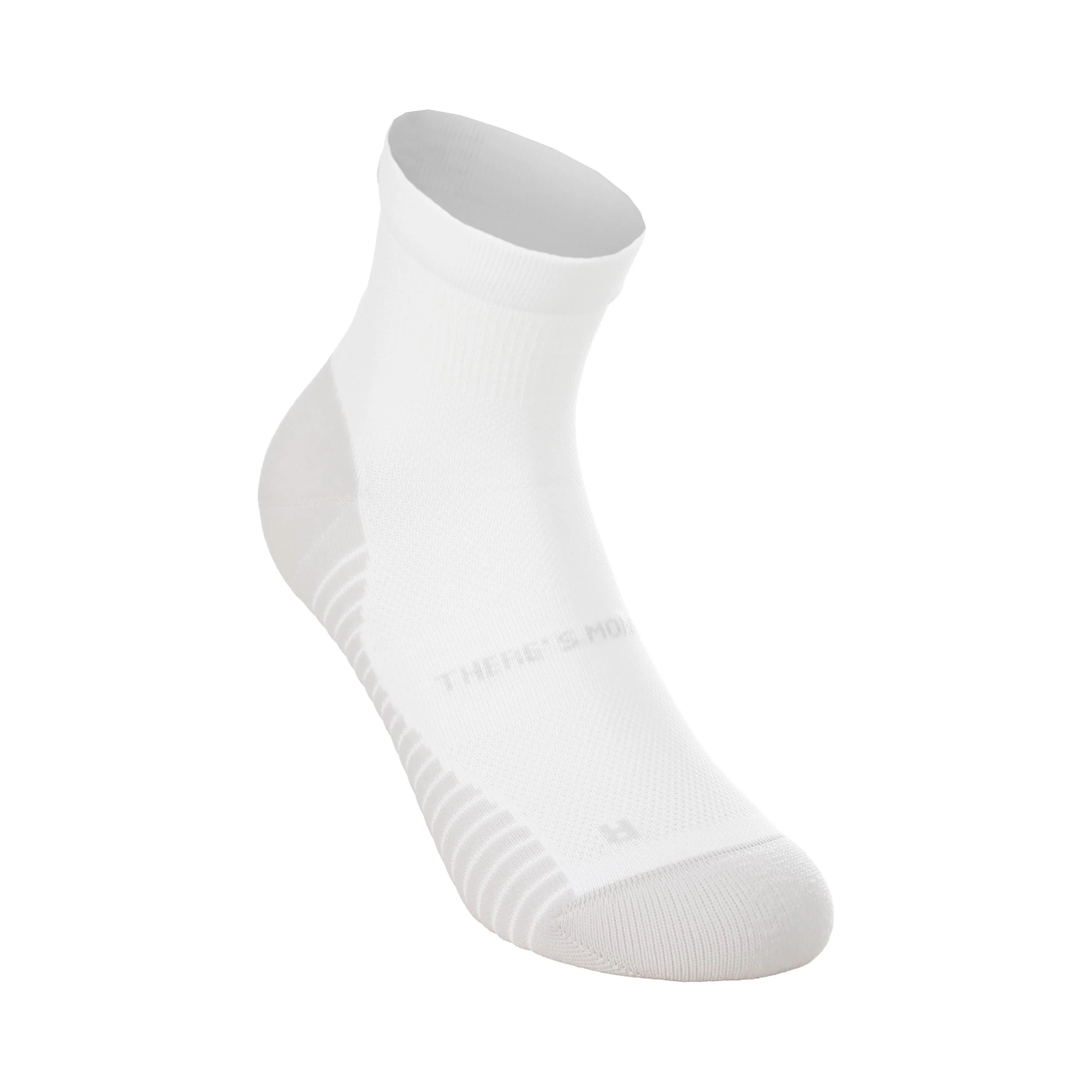 Performance Run Quarter Löparsockor Unisex-vit