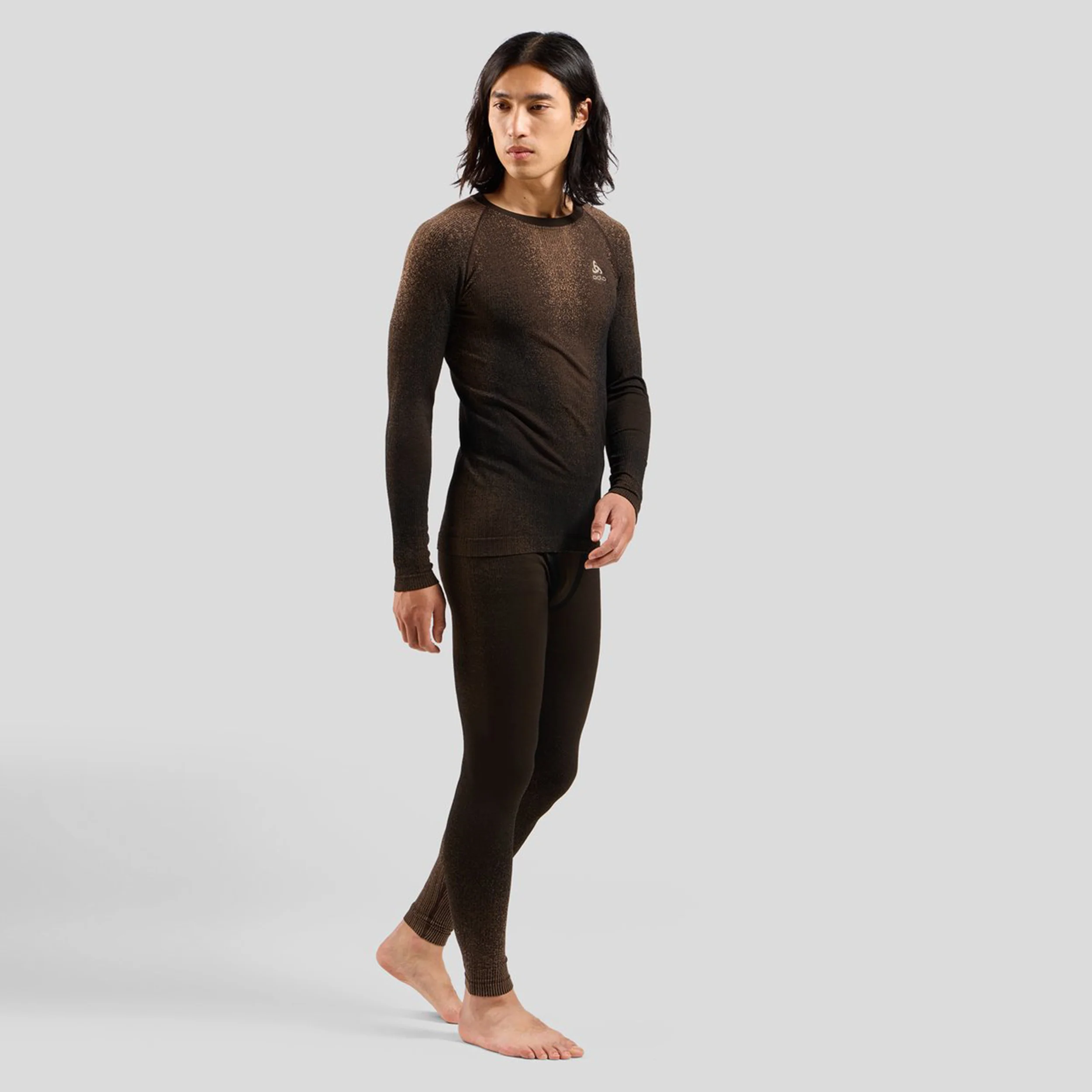 Performance Warm Blackcomb Tights Herrar-Brun - Image 5