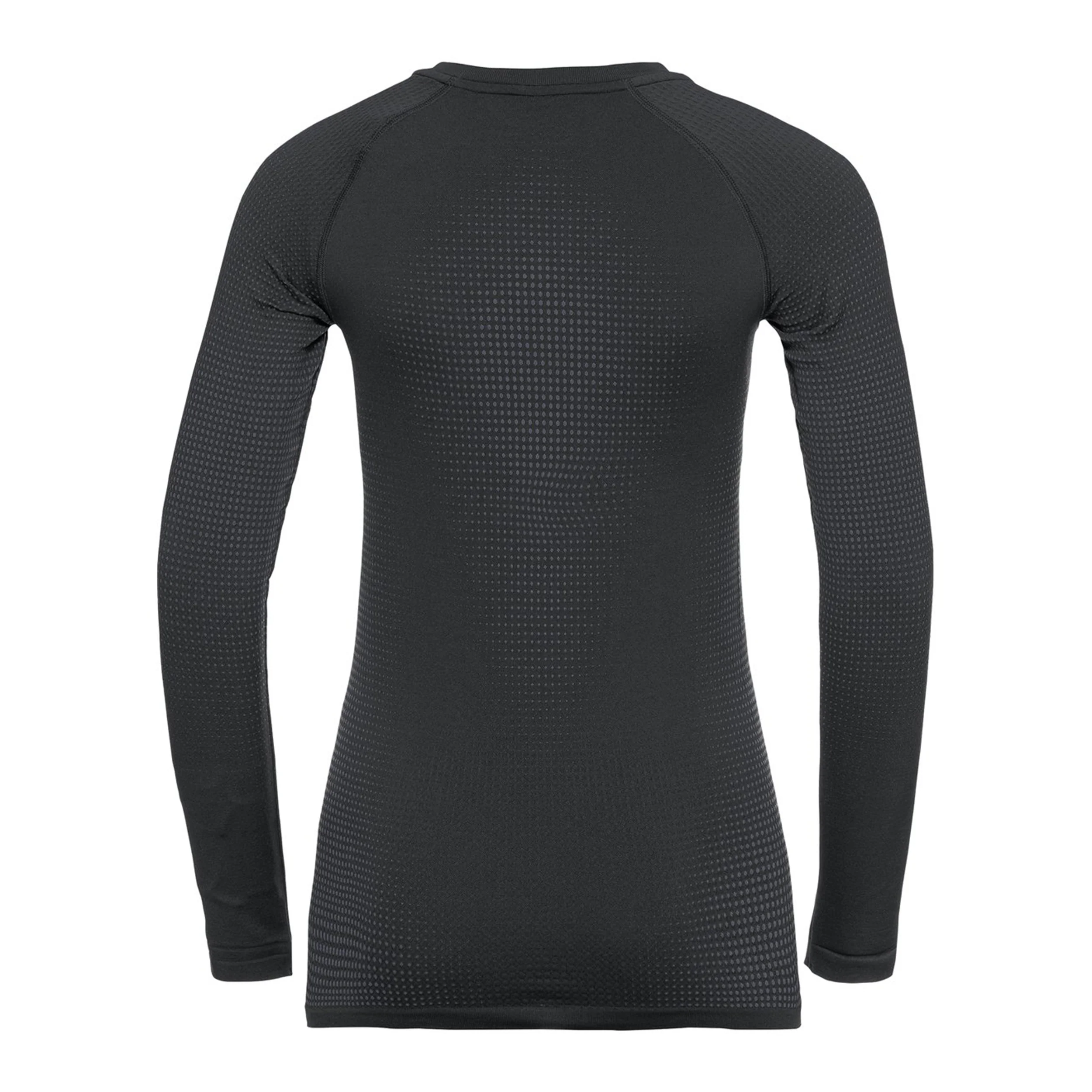 Performance Warm Eco BI Top Crew Neck Långärmat Damer-Svart,Antracit - Image 2