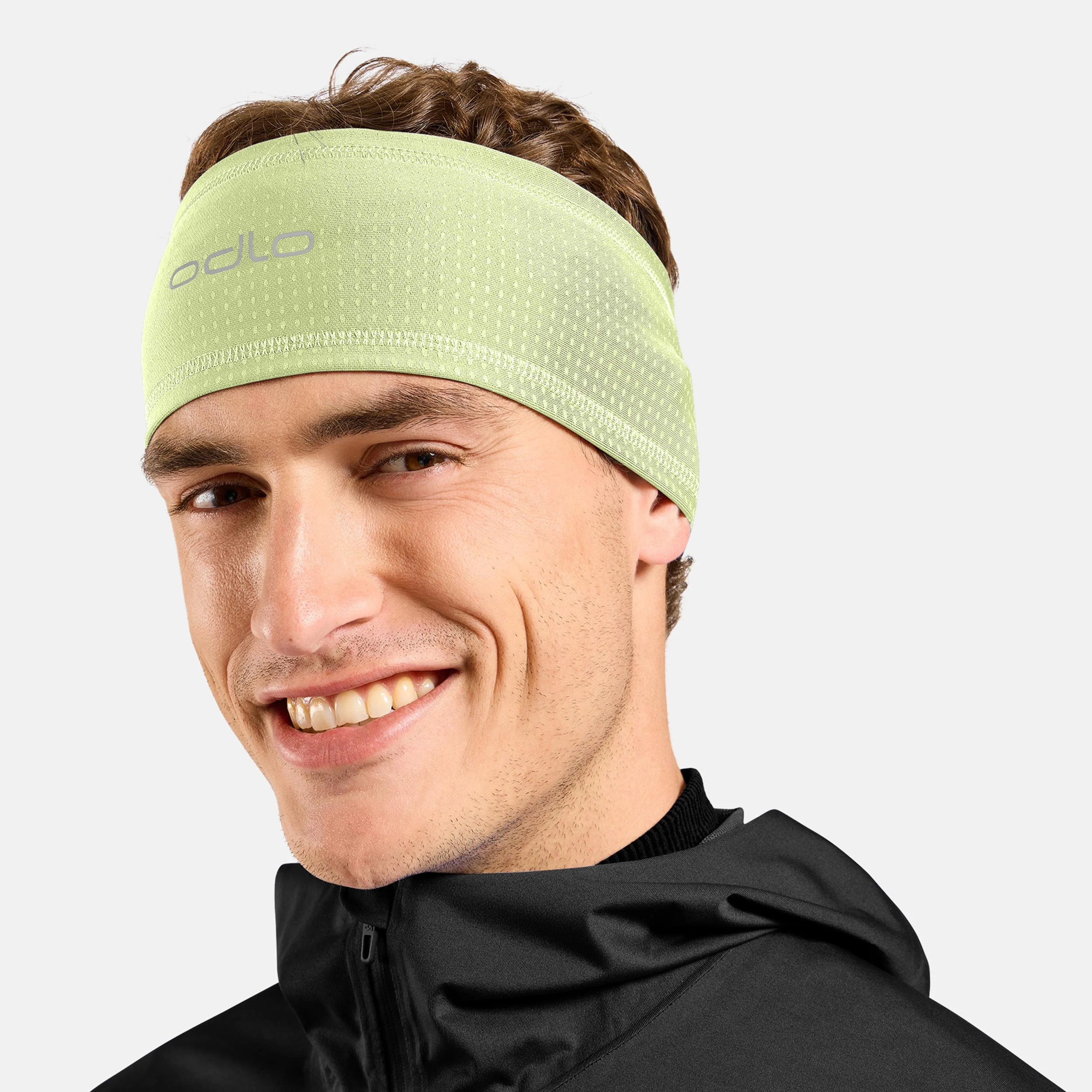Polyknit Warm Reflective Pannband Unisex-lime - Image 4