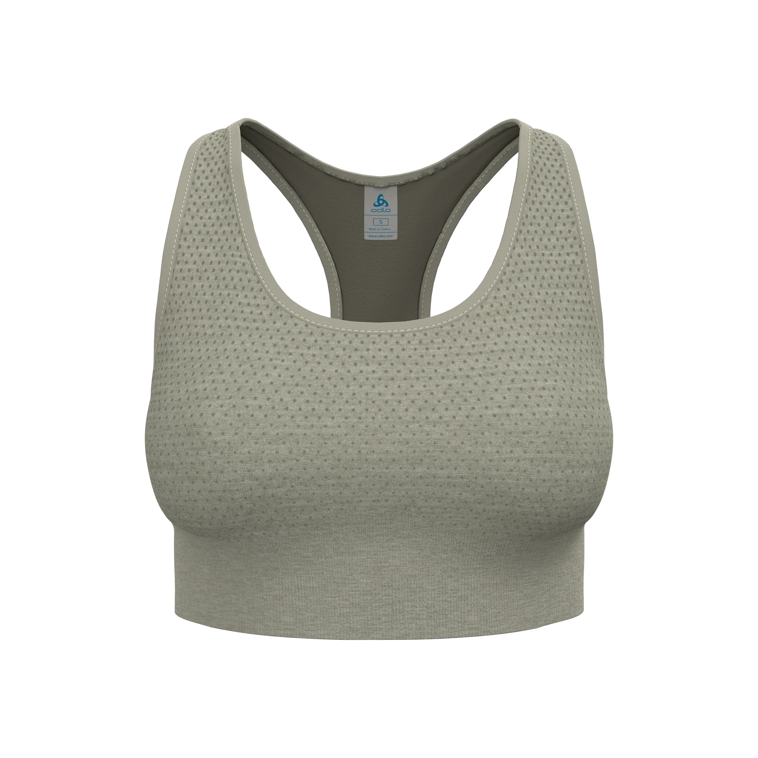 Seamless Medium Padded Sport Sport-behå Damer-kaki