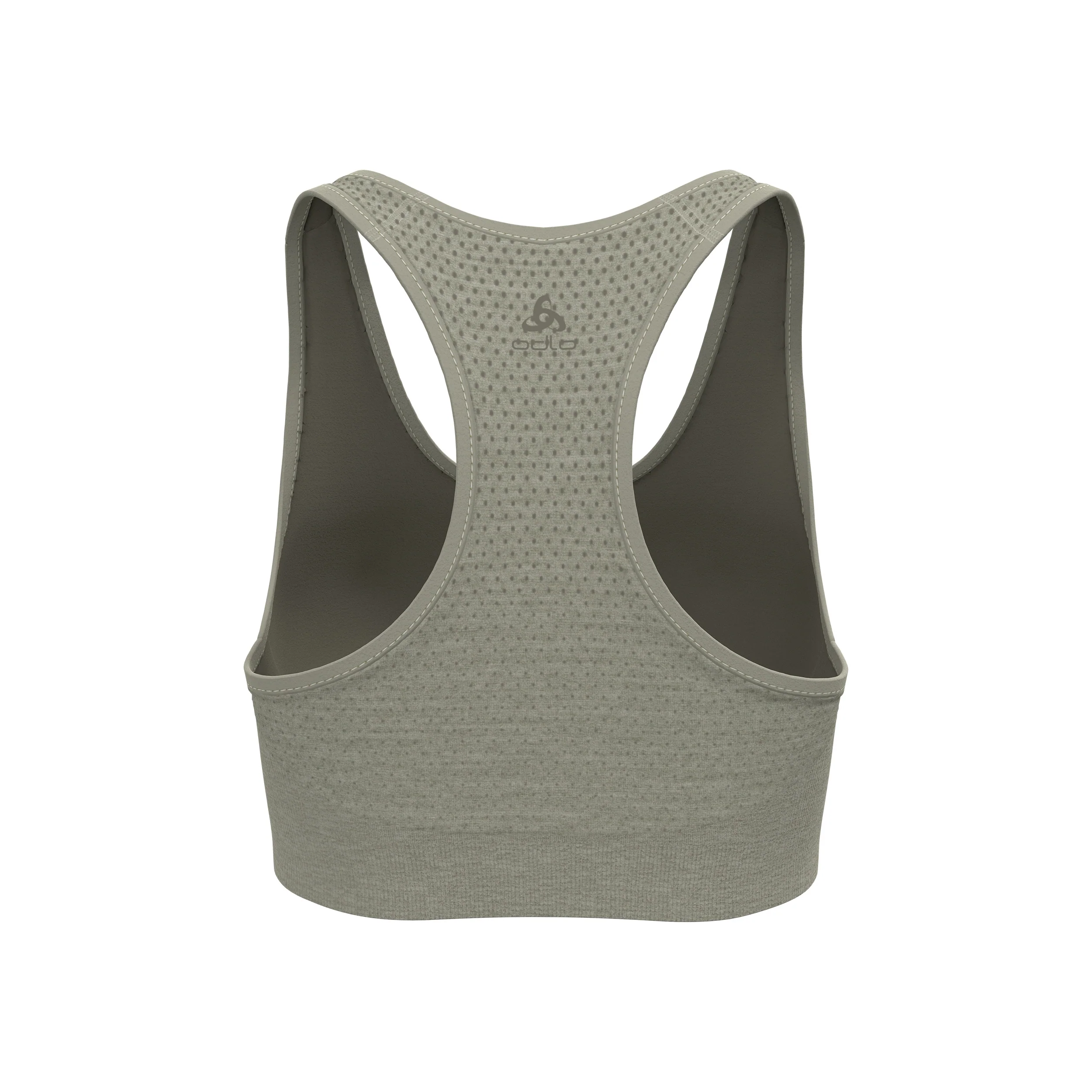 Seamless Medium Padded Sport Sport-behå Damer-kaki - Image 2