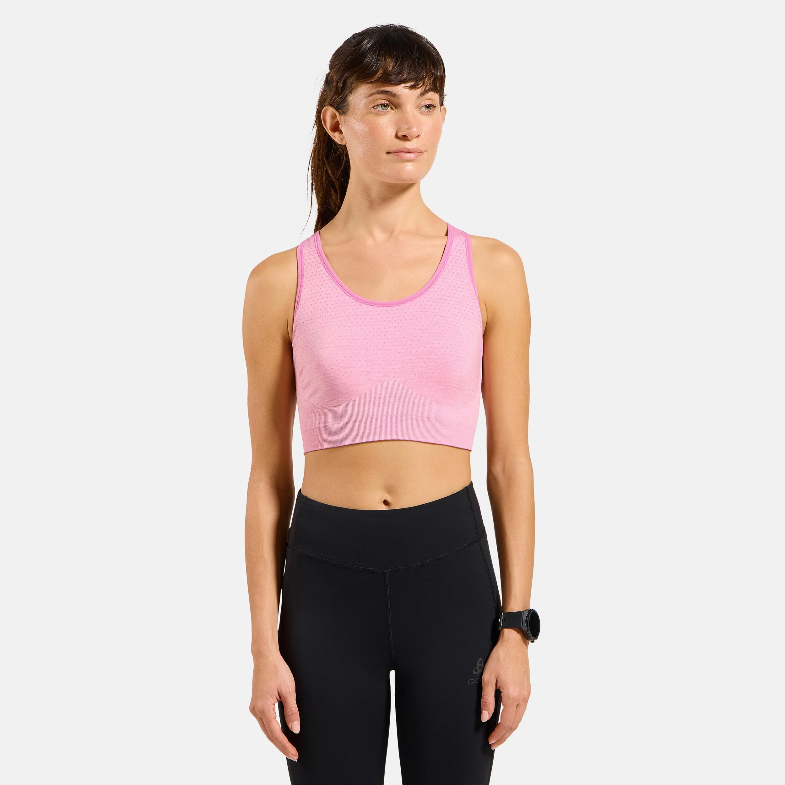 Seamless Medium Padded Sport Sport-behå Damer-pink - Image 3