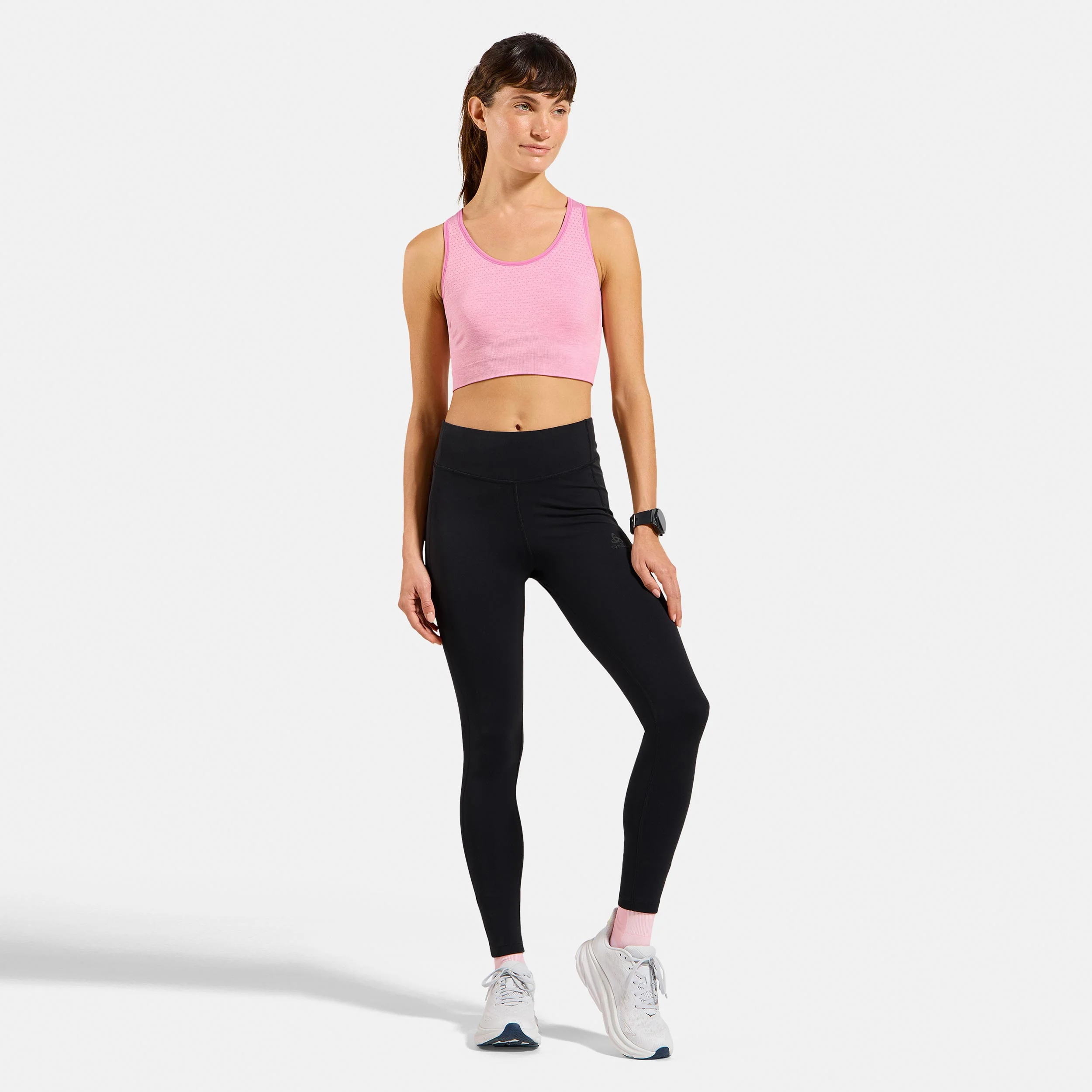 Seamless Medium Padded Sport Sport-behå Damer-pink - Image 7