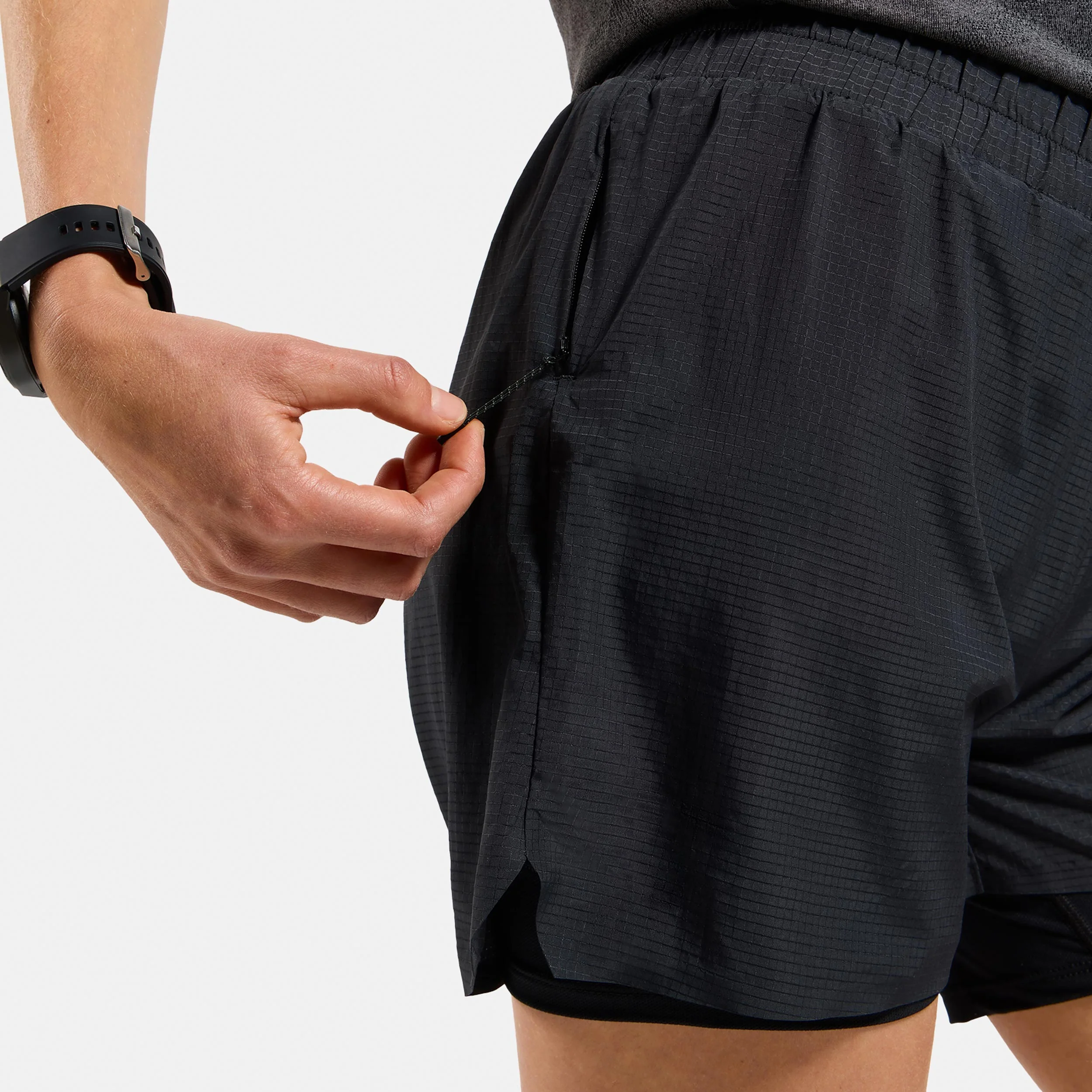Zeroweight 3in 2in1 Löparshorts Damer - svart, - Image 6