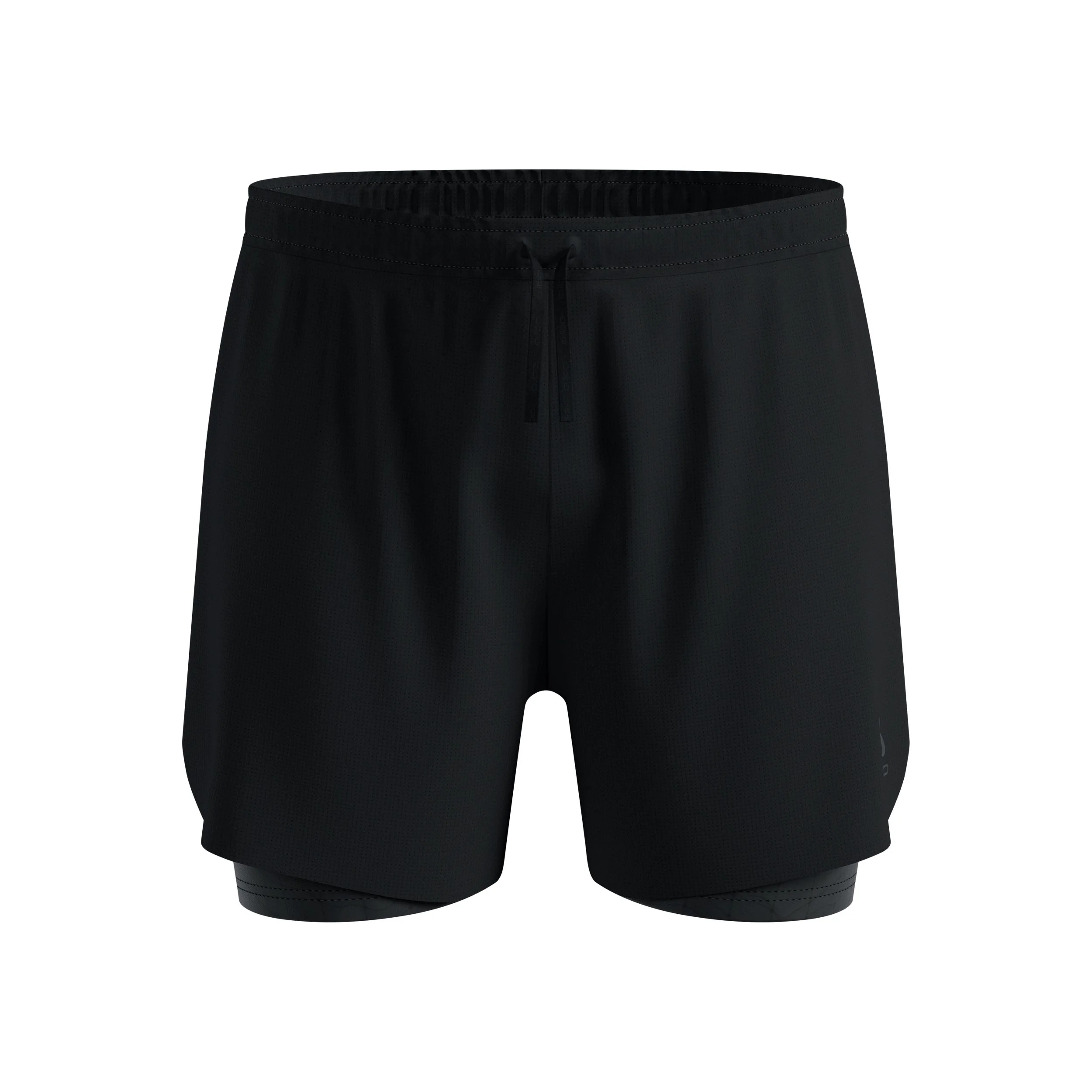Zeroweight Print 5in 2in1 Löparshorts Herrar-svart