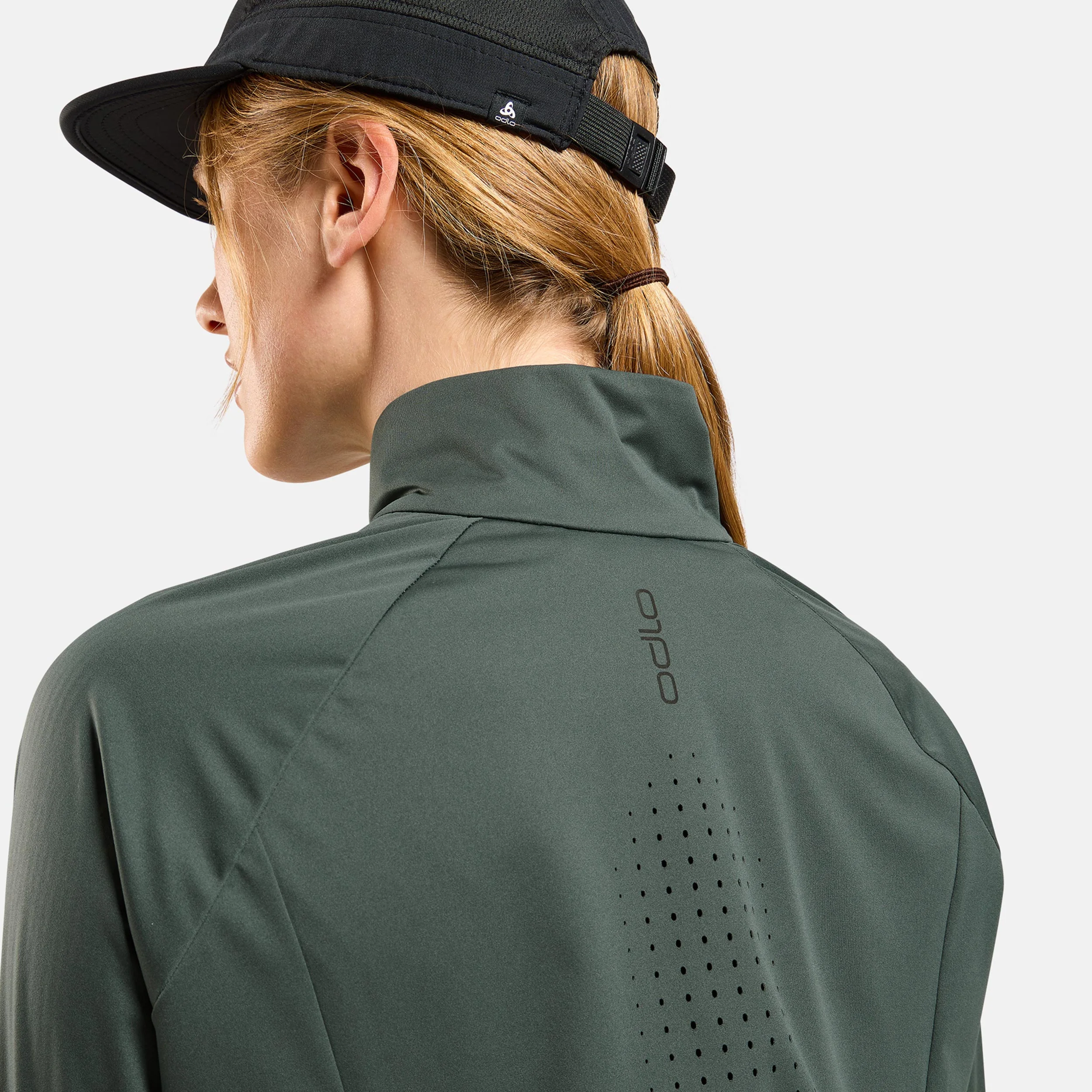 Zeroweight Pro Warm Reflective Löparjacka Damer-Oliv - Image 5