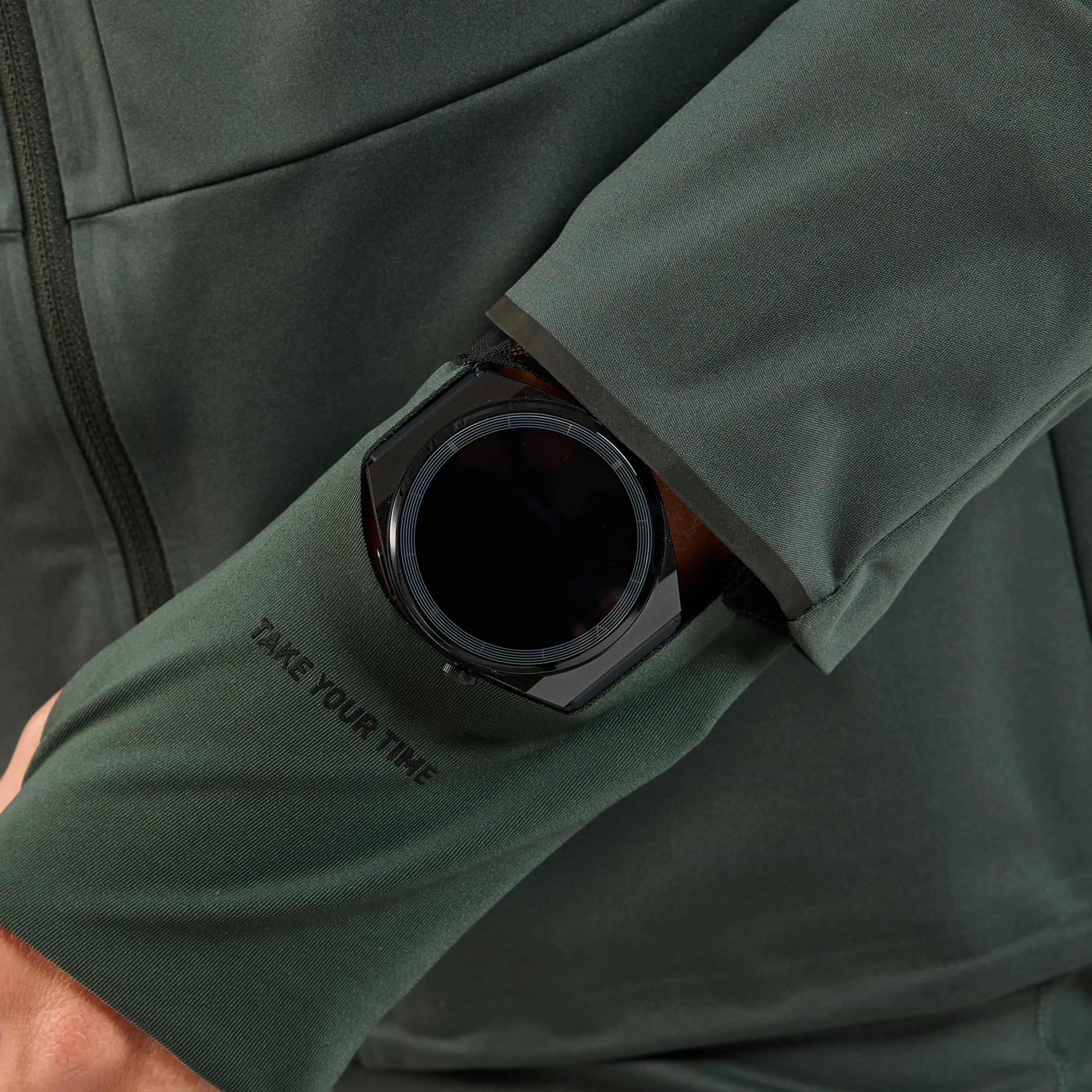 Zeroweight Pro Warm Reflective Löparjacka Damer-Oliv - Image 8
