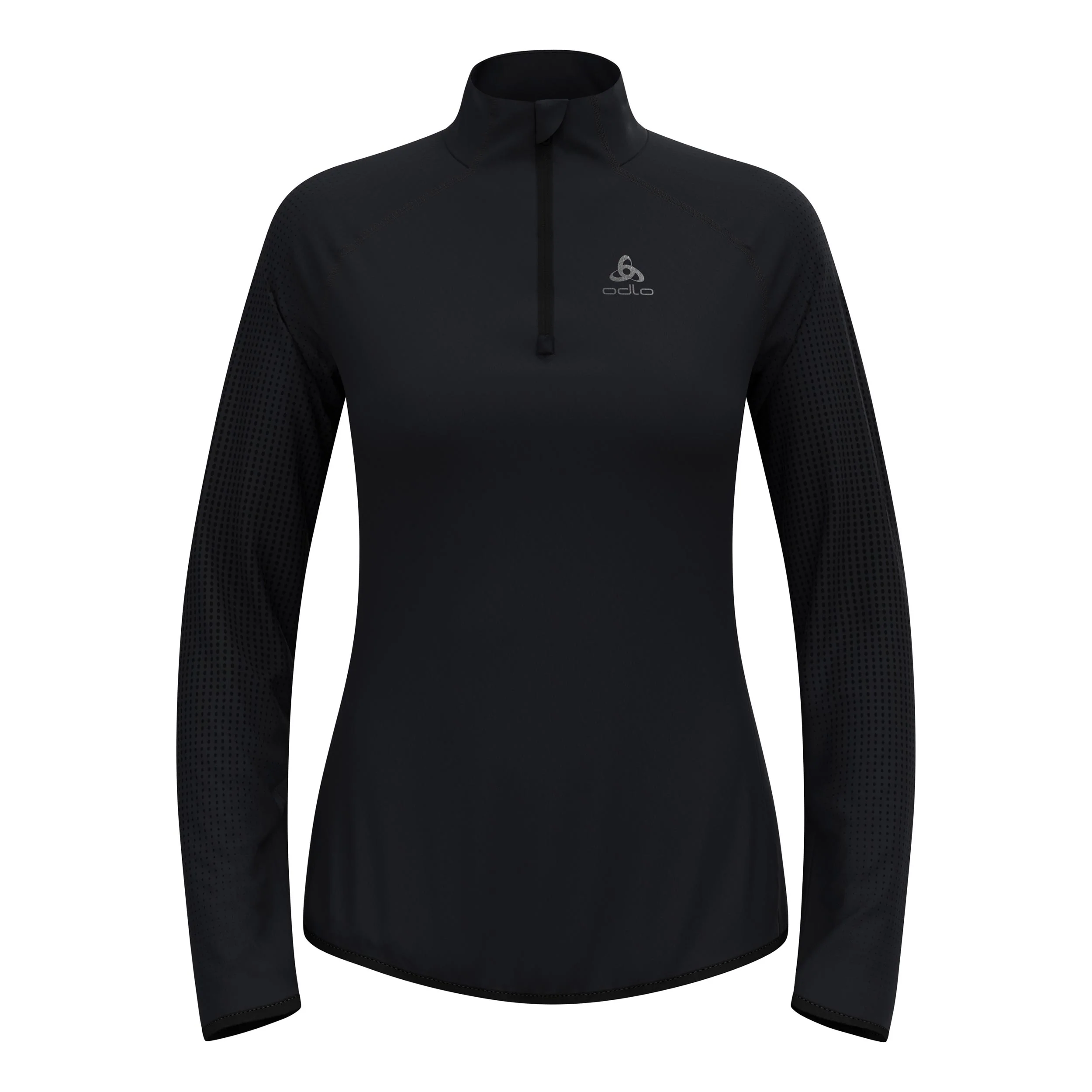 Zeroweight Warm Mid Layer 1/2 Zip Löpartröja Damer-Svart