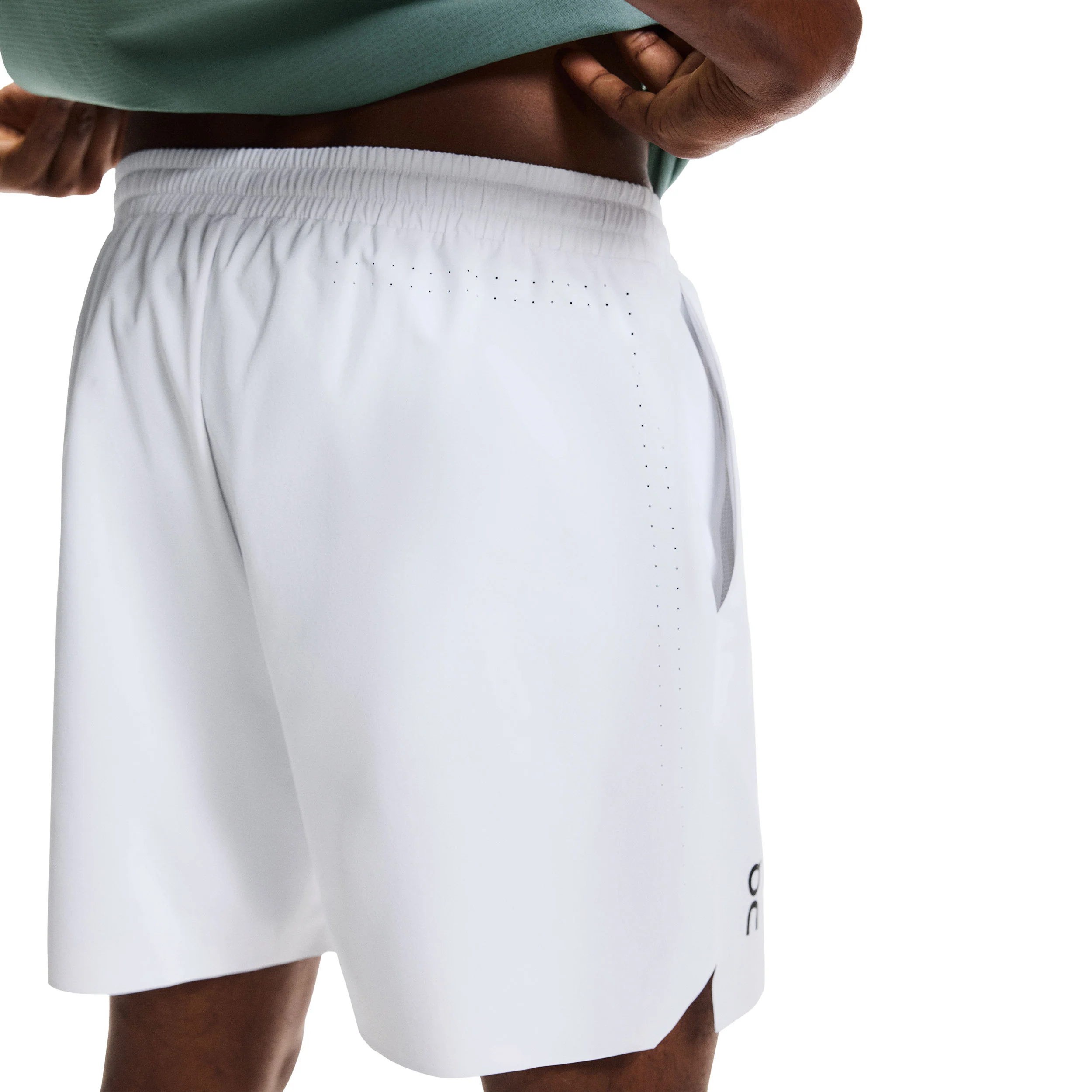 5in Court Shorts Herrar - vit - Image 6