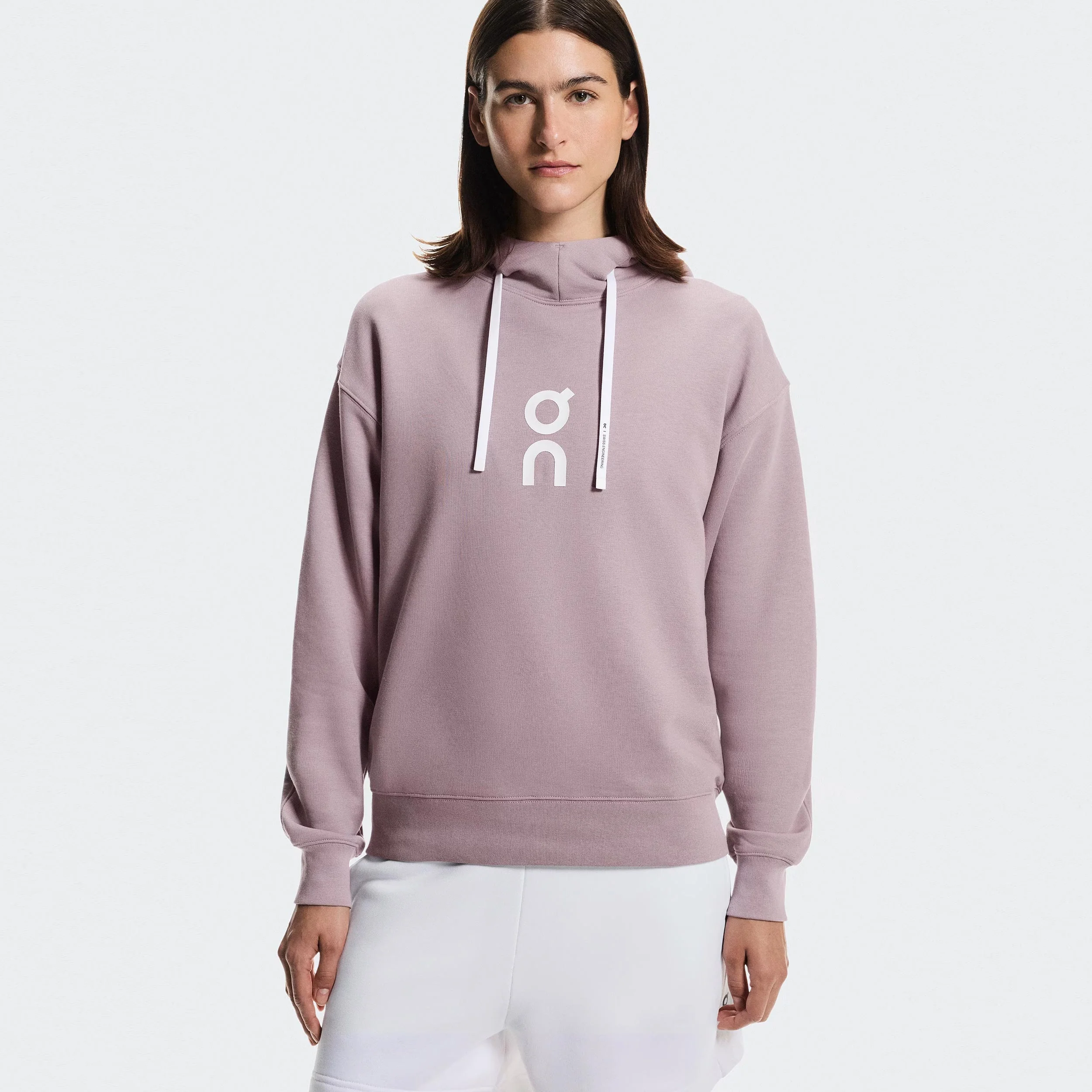 Club Huvtröja Damer - mauve, vit