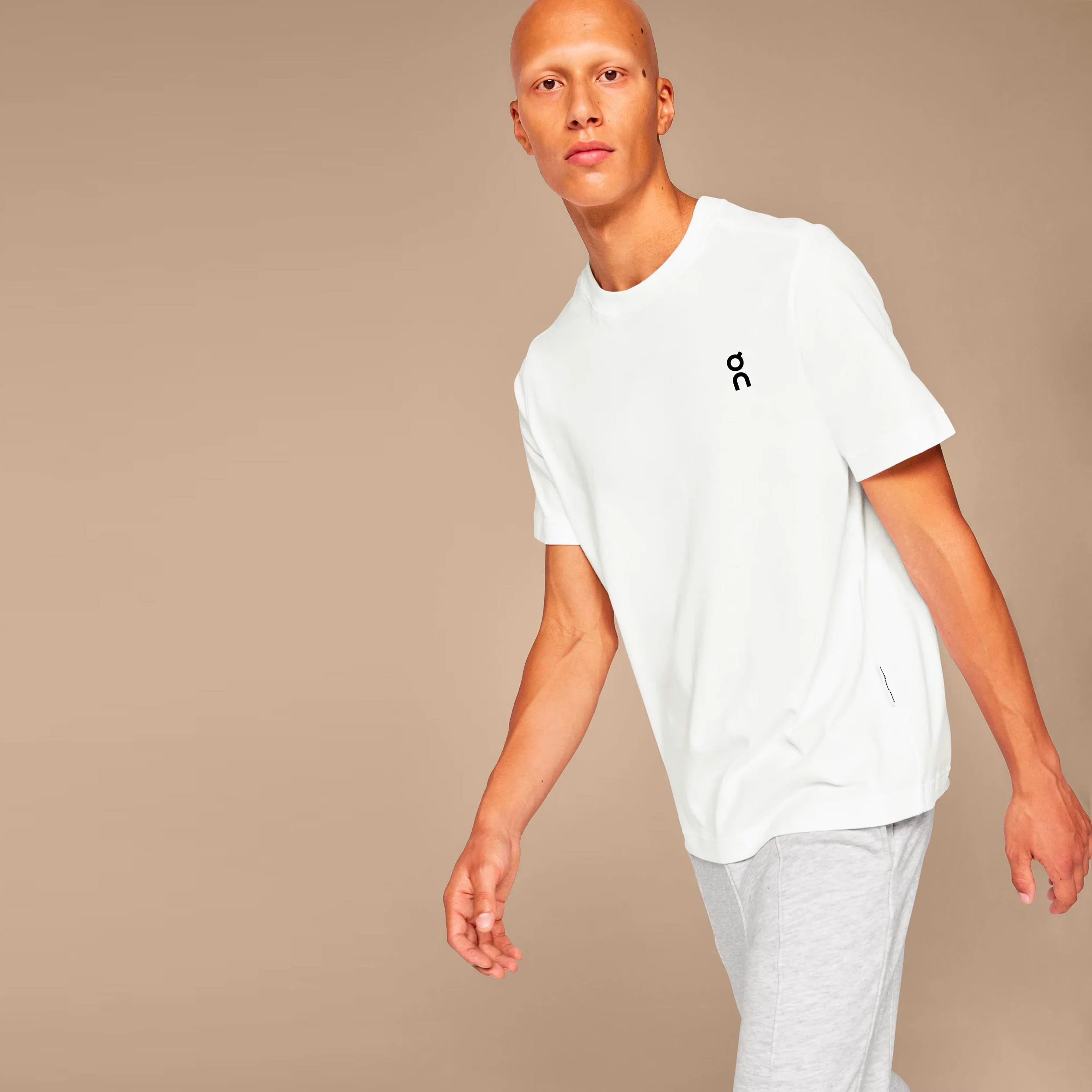 Club- T-shirt Herrar - vit