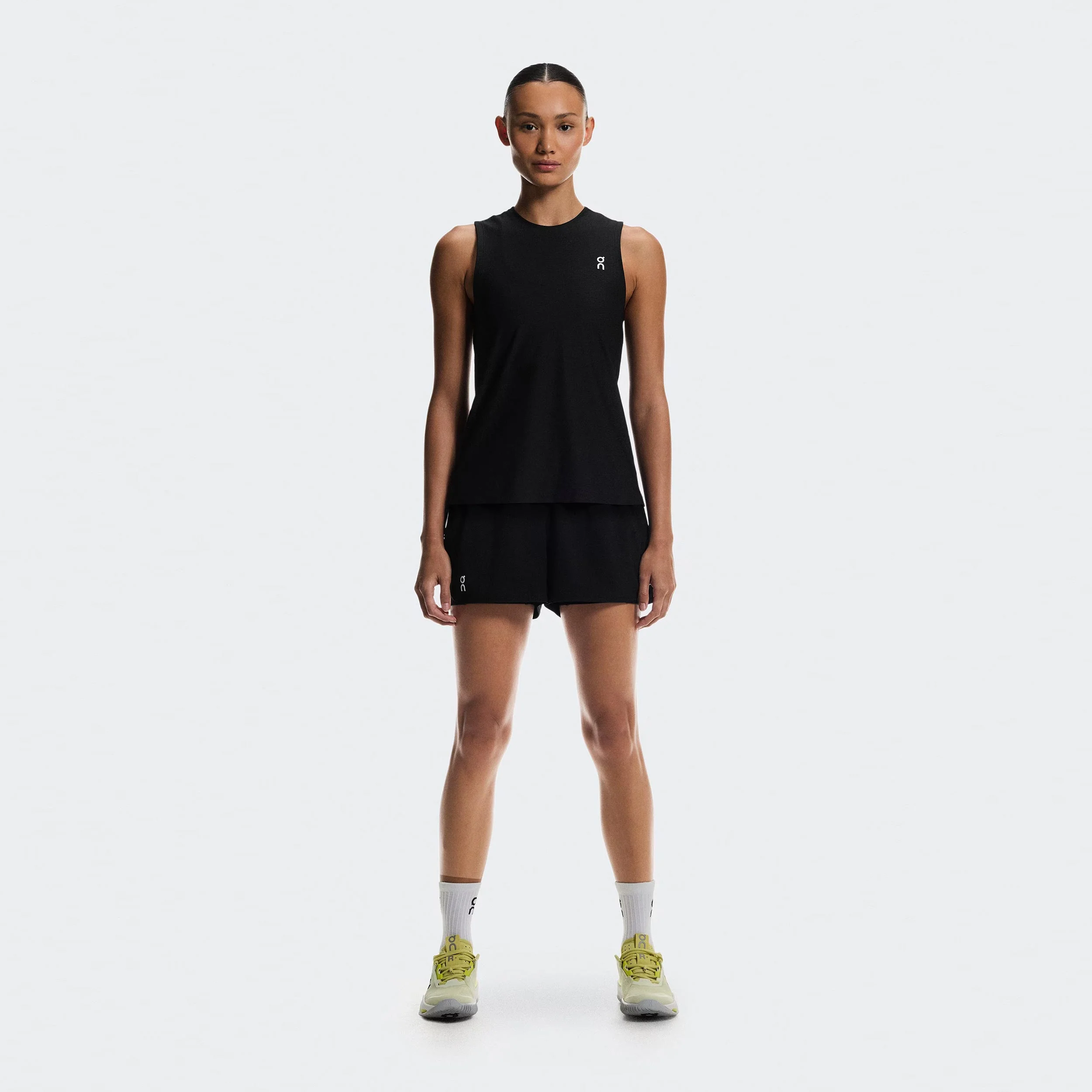 Court Linne Damer - svart - Image 3