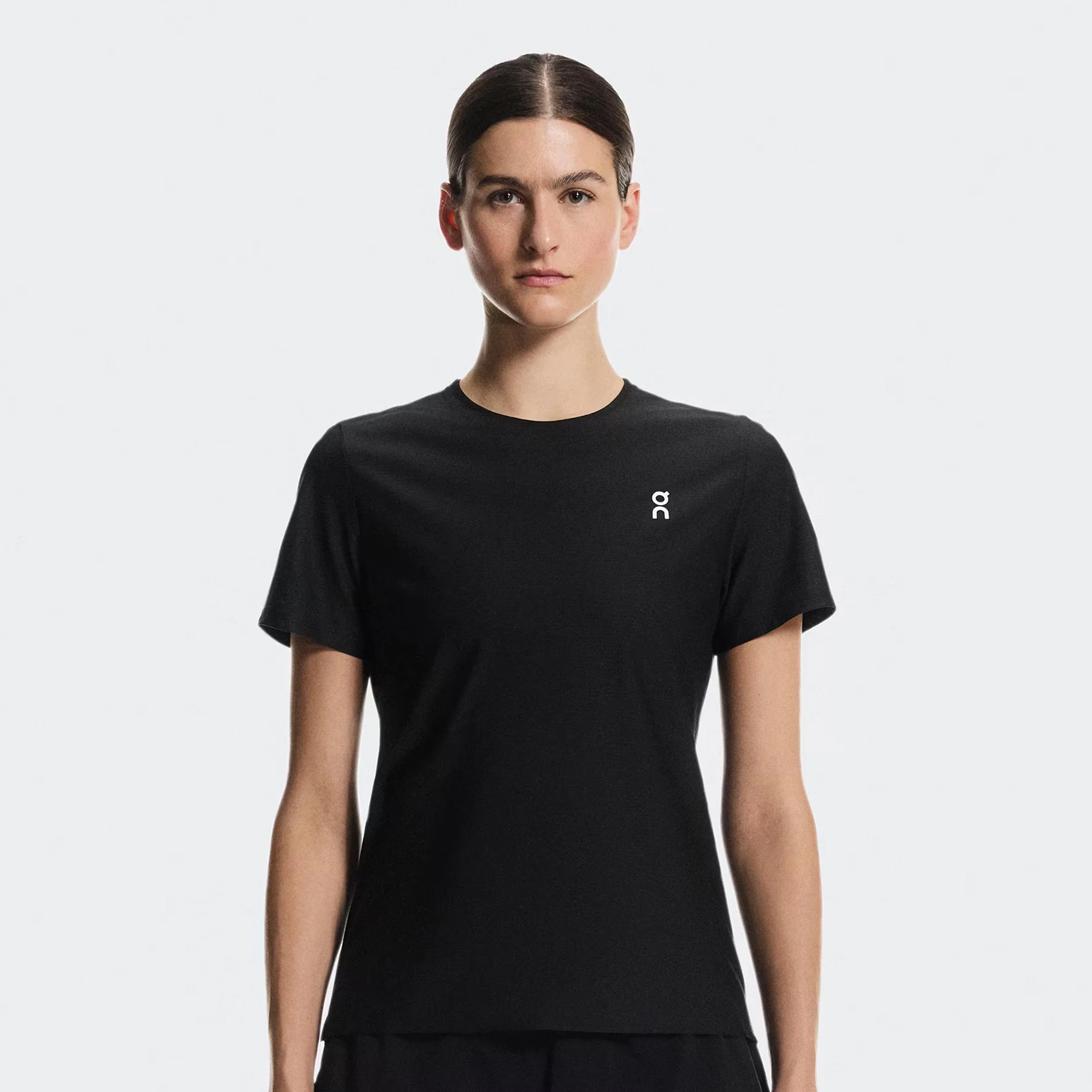Court T-shirt Damer - svart