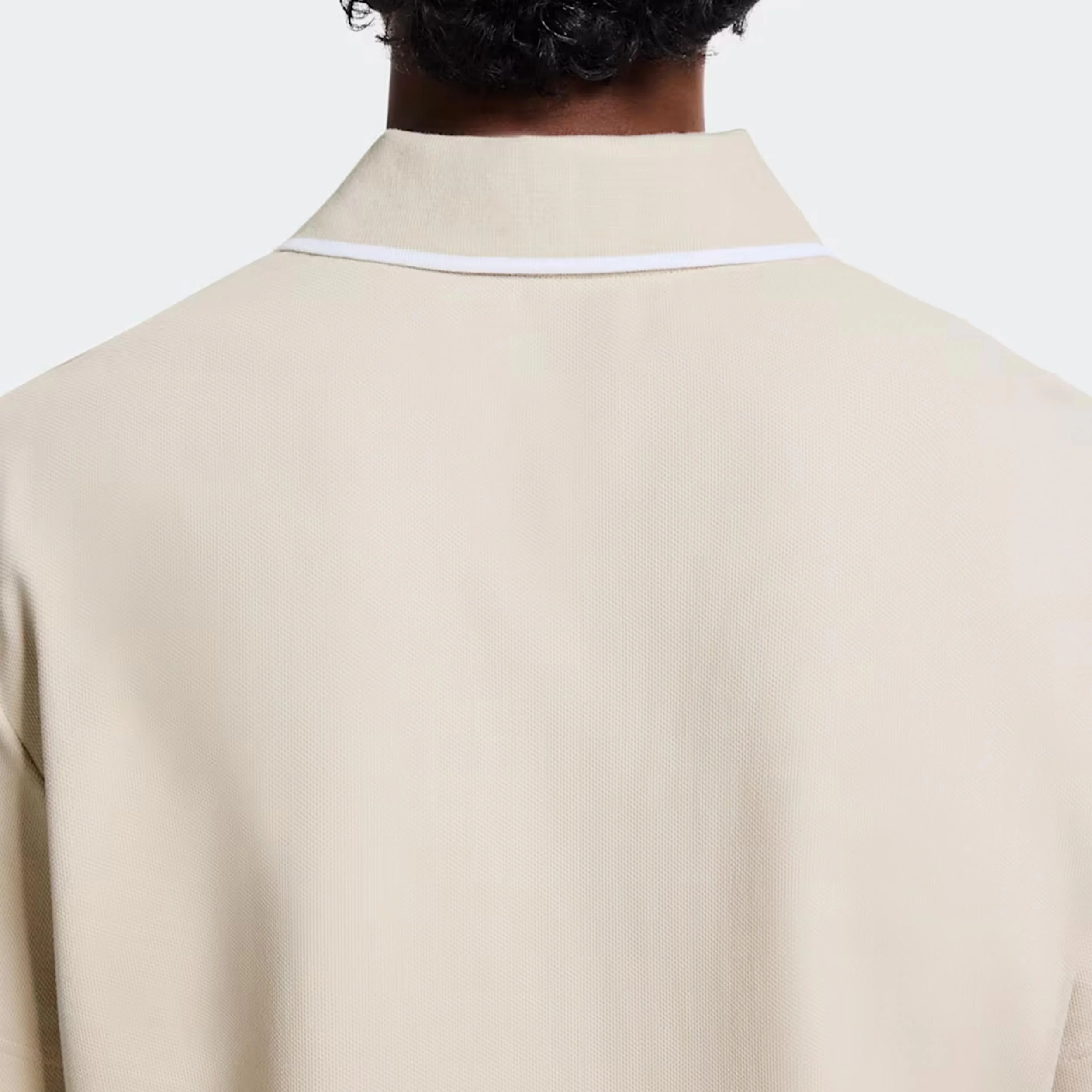 Courtside Polo Herrar - beige, vit - Image 5