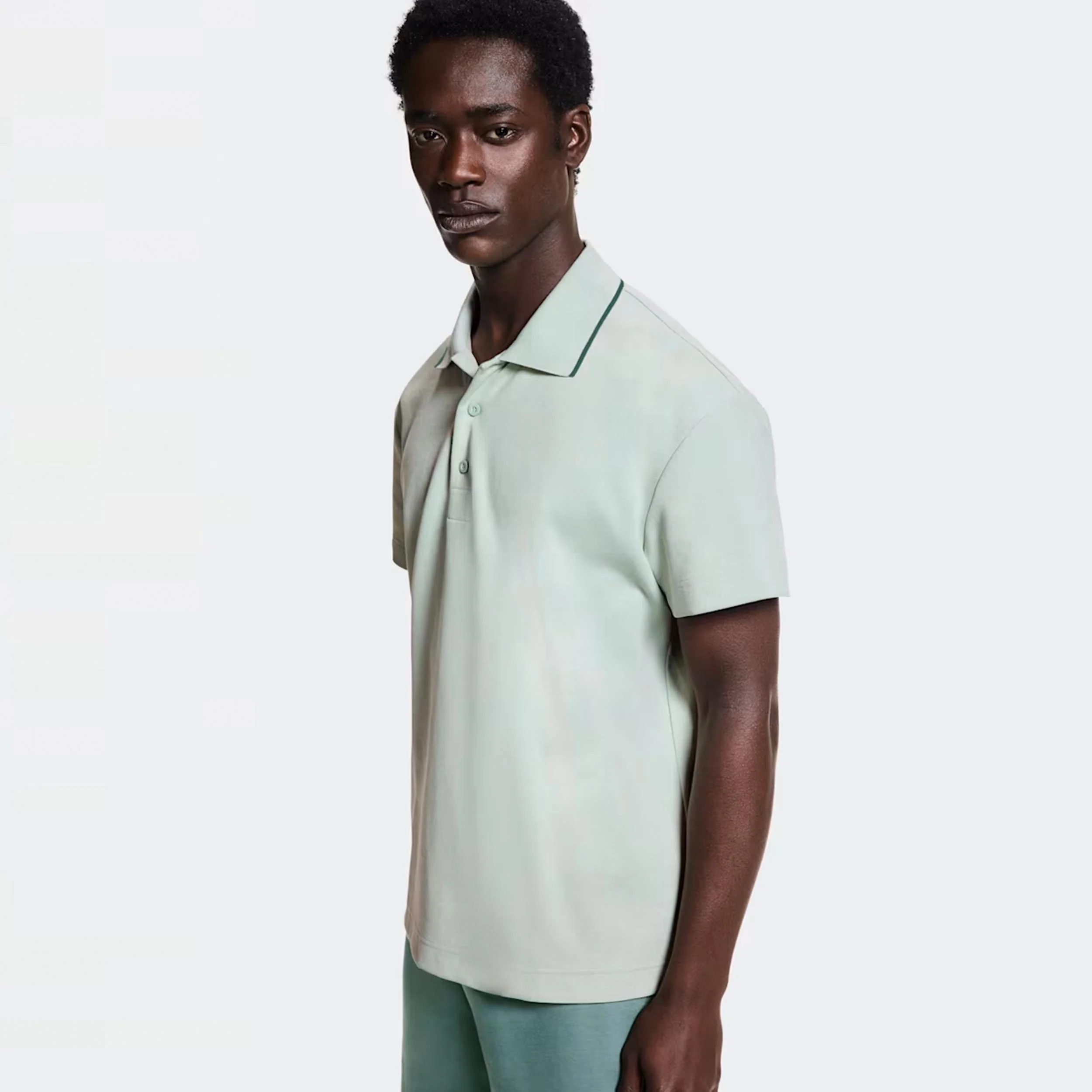 Courtside Polo Herrar - mint, visdom