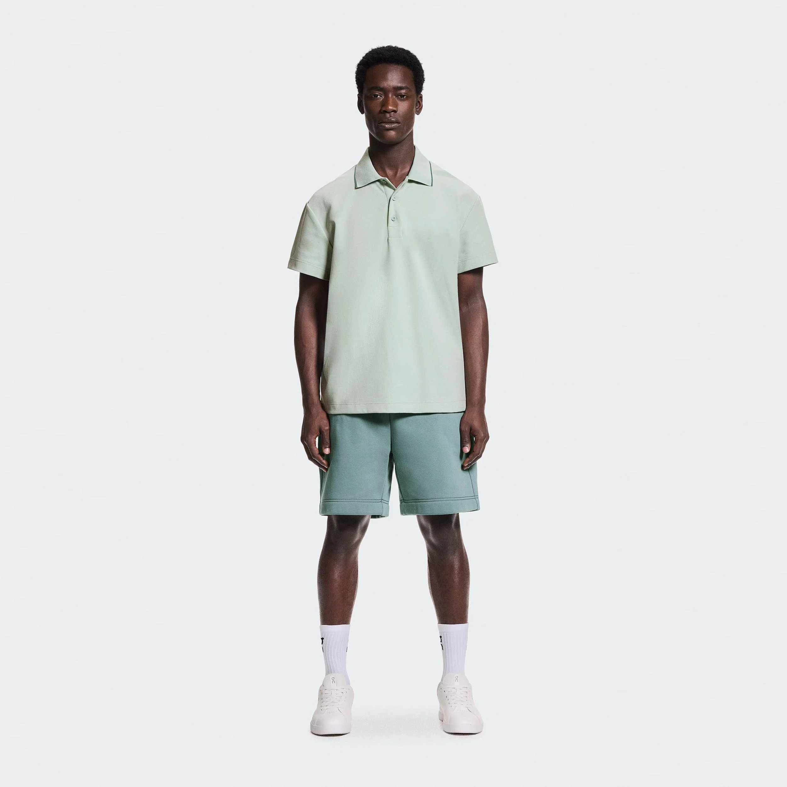 Courtside Polo Herrar - mint, visdom - Image 2