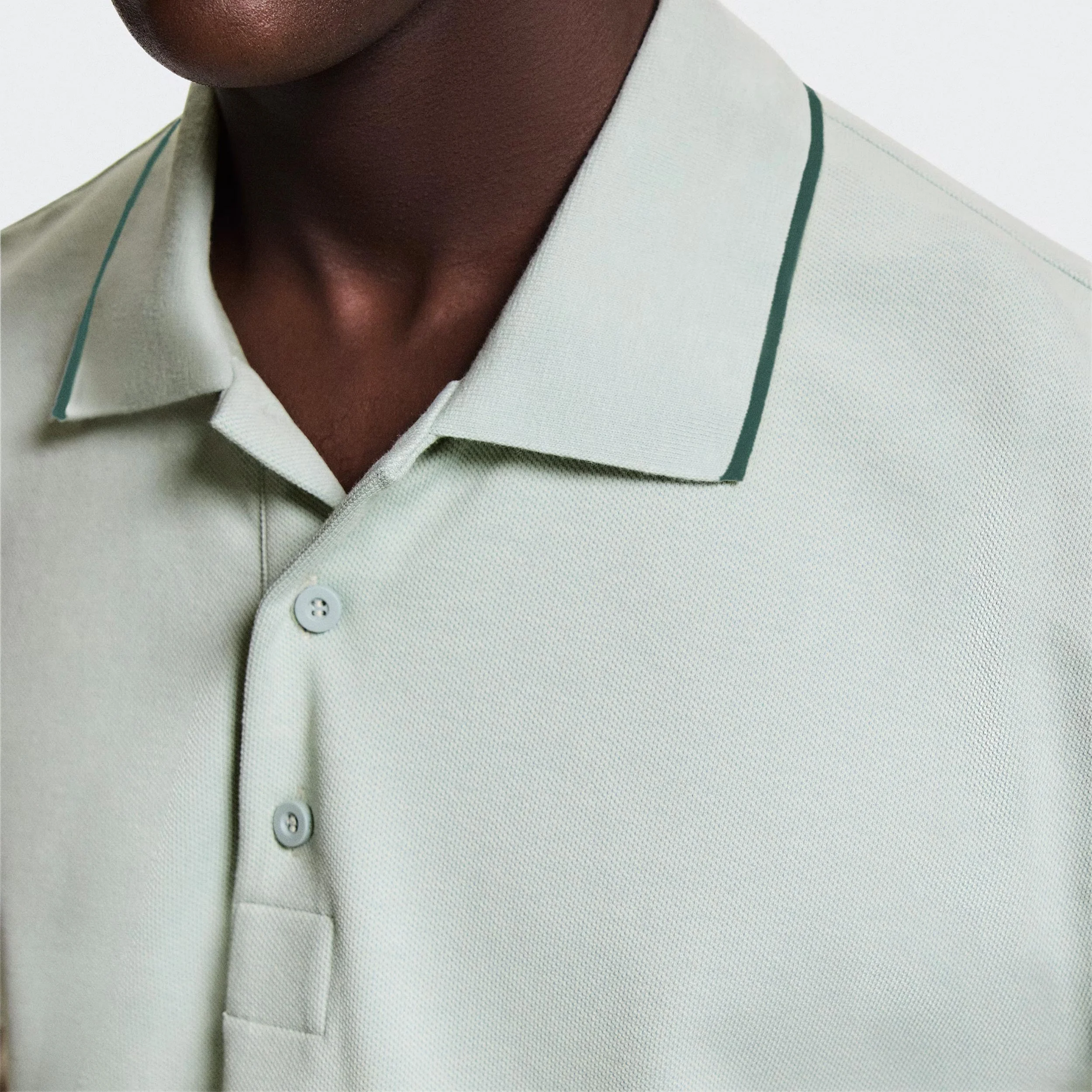 Courtside Polo Herrar - mint, visdom - Image 5