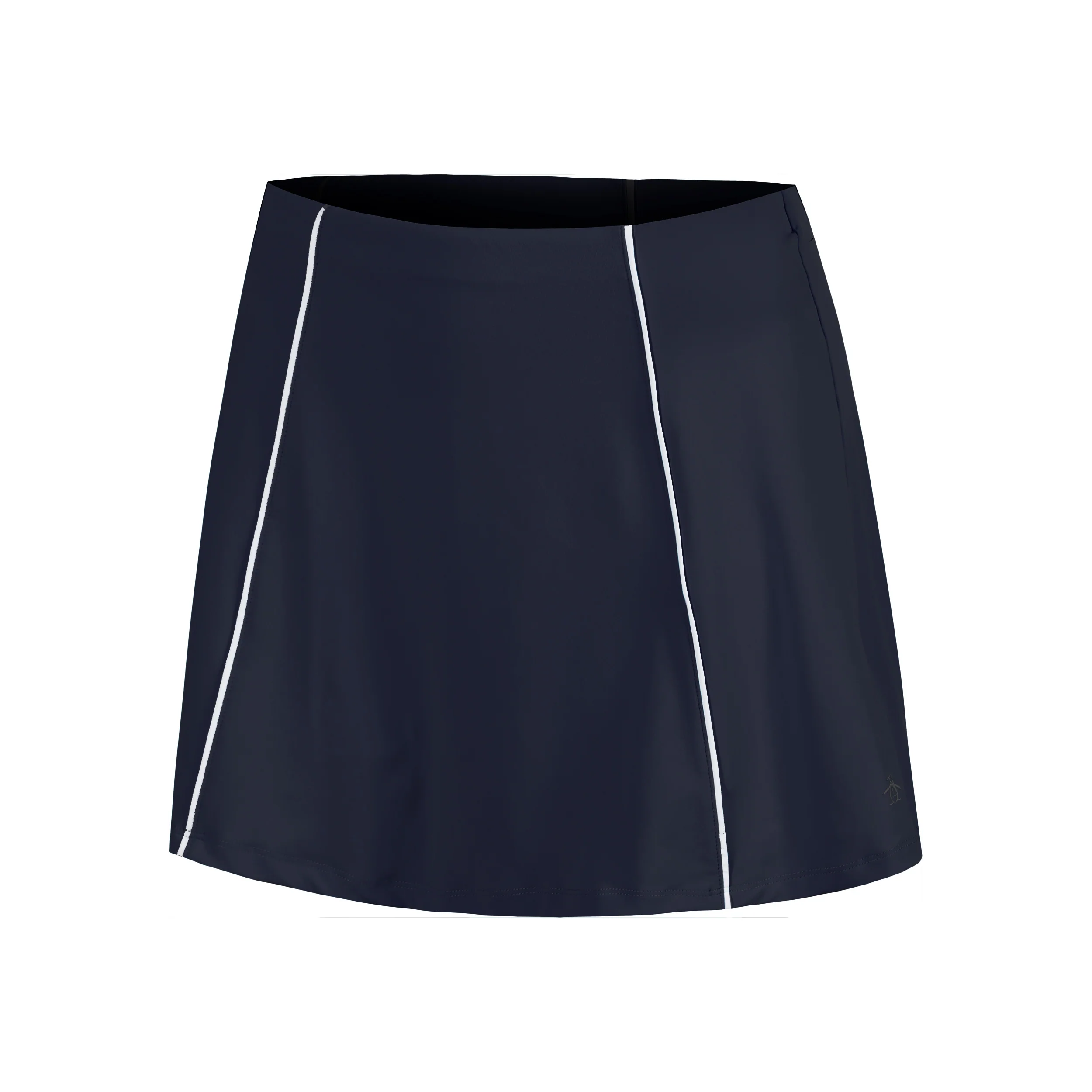 Colorblock Flounce Kjol Damer-Mörkblå