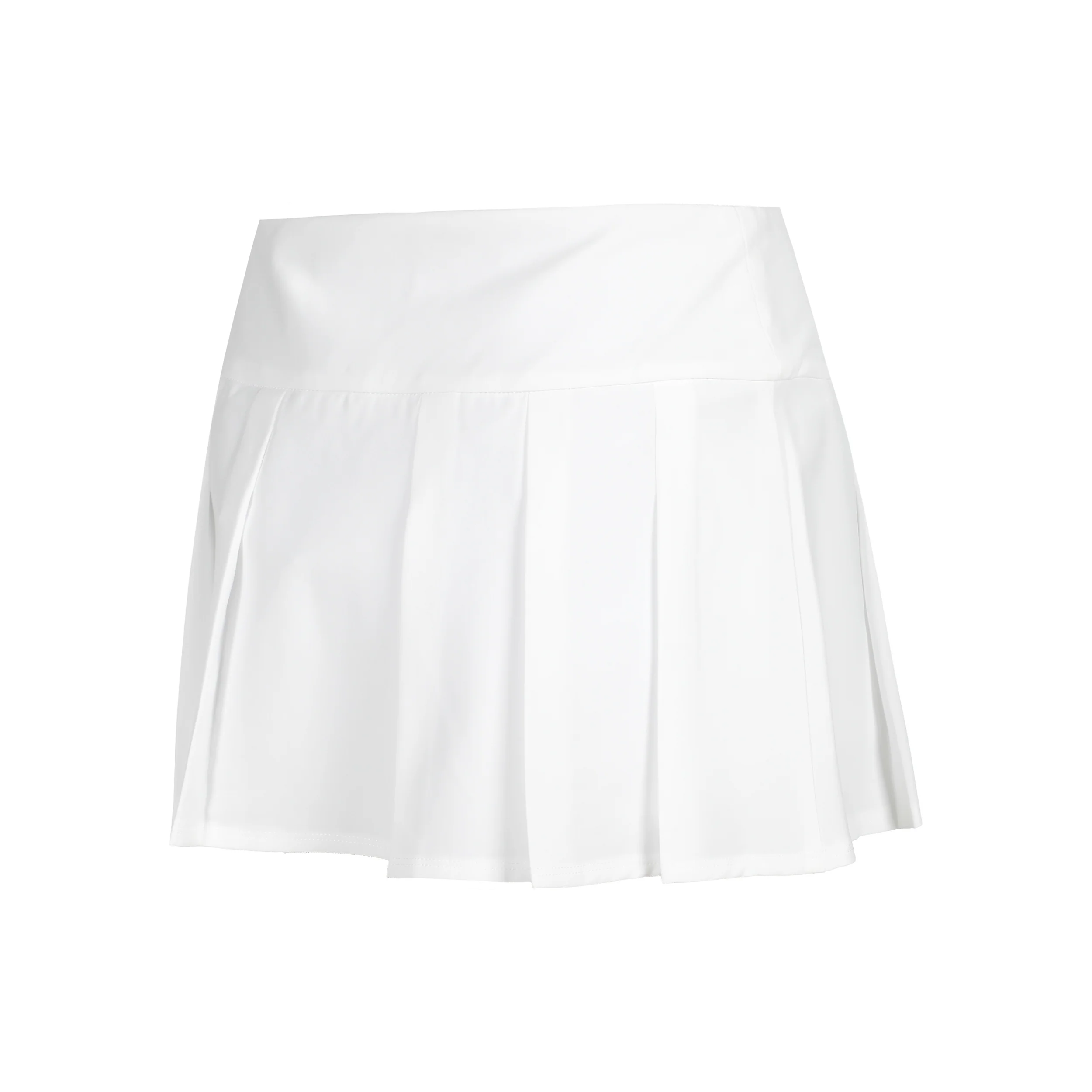 Pleated Kjol Damer-Vit - Image 2