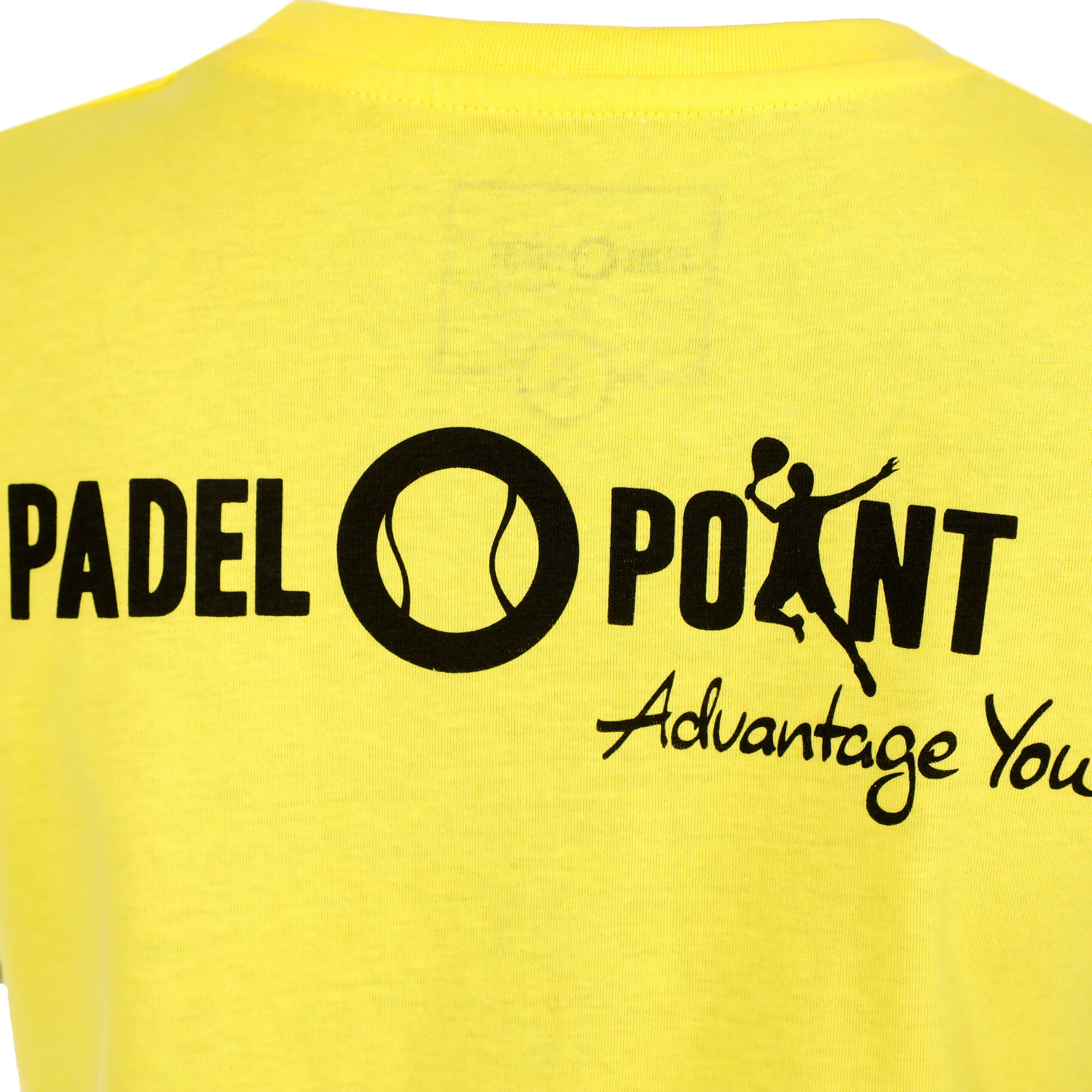 Padel Is Us T-shirt Damer-Gul,Svart - Image 4