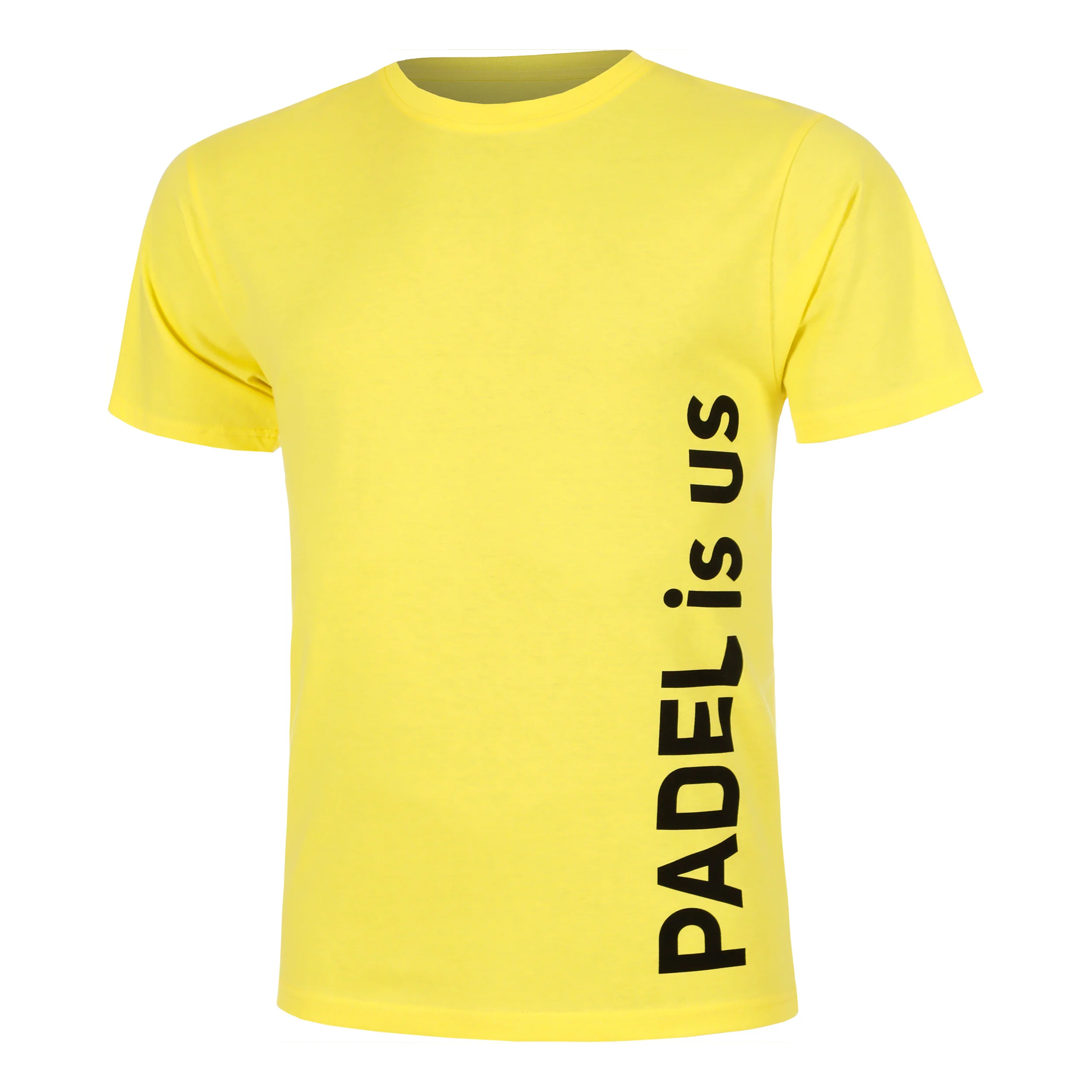 Padel Is Us T-shirt Herrar-Gul,Svart