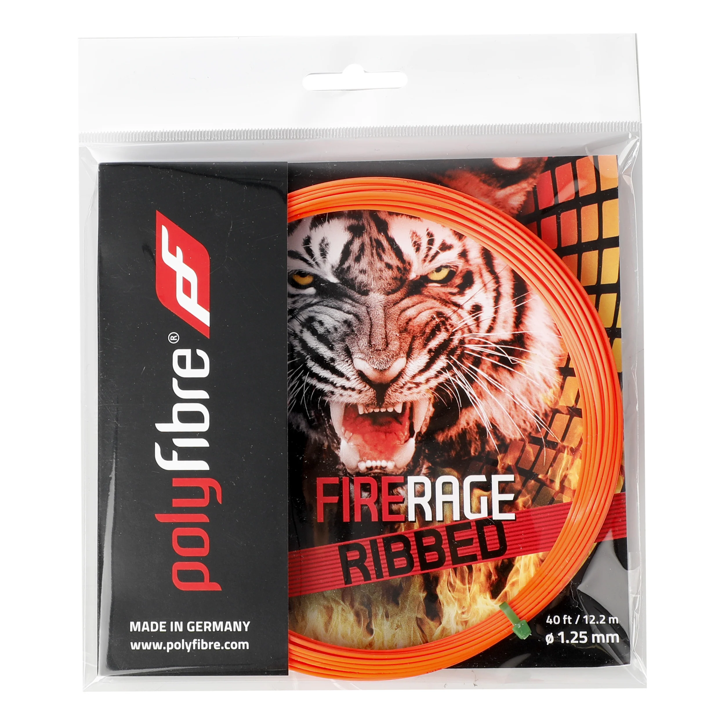 Firerage Ribbed 12m Strängset-Röd