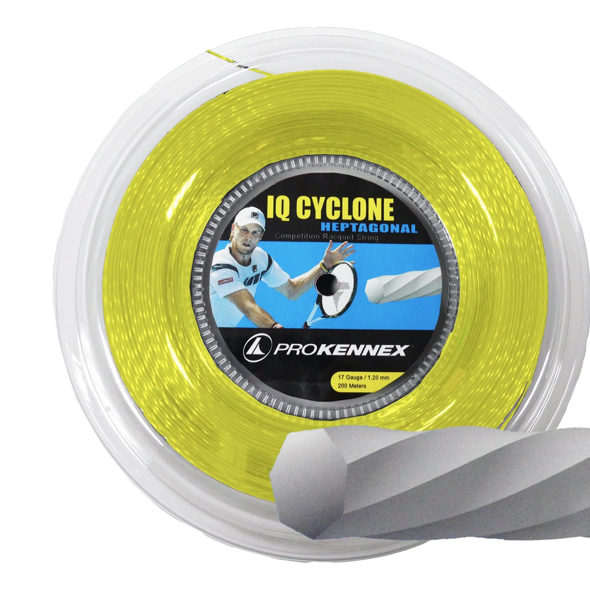 IQ Cyclone Strängrulle 200m-Gul