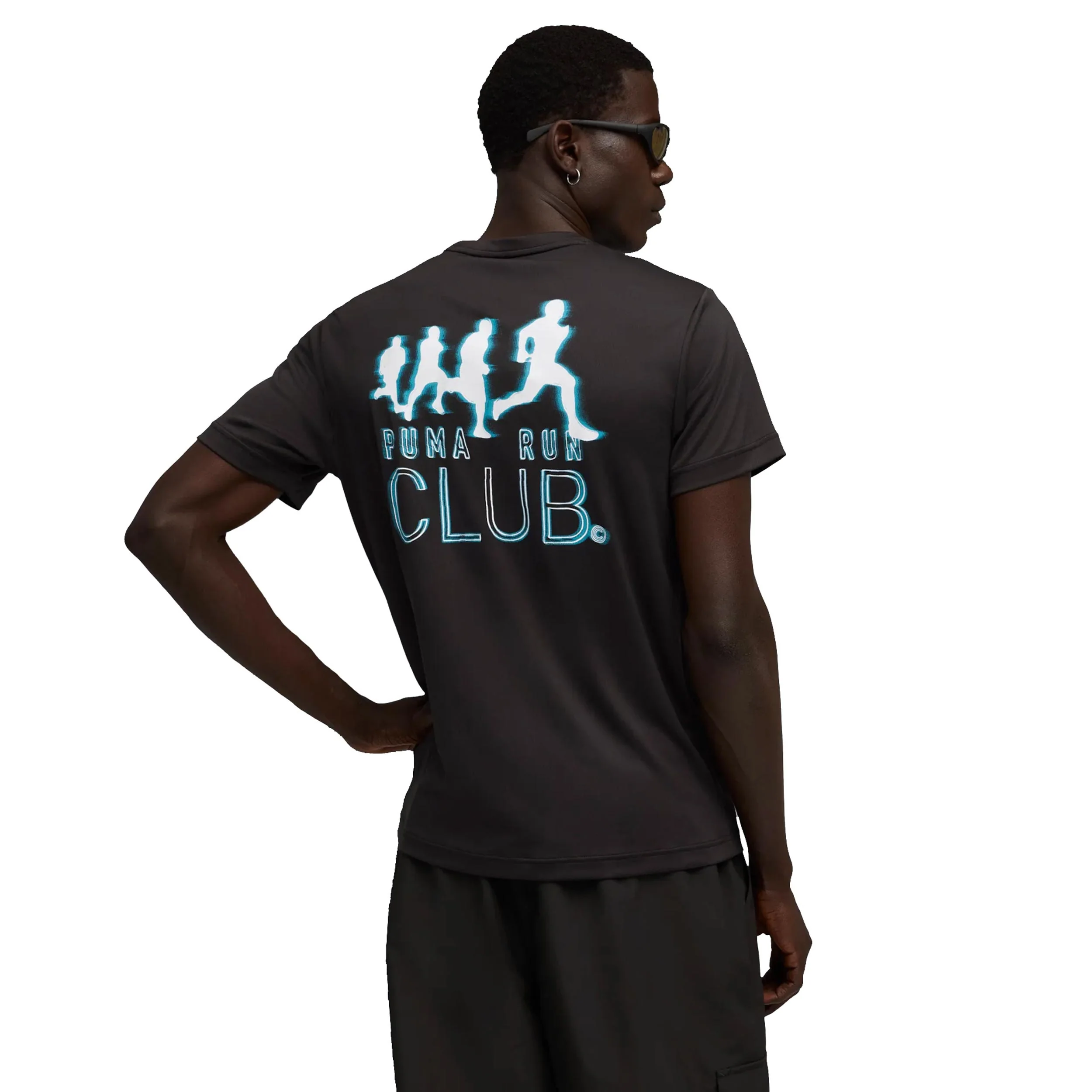 Run Club Graphic Löpartröja Herrar-Svart - Image 2