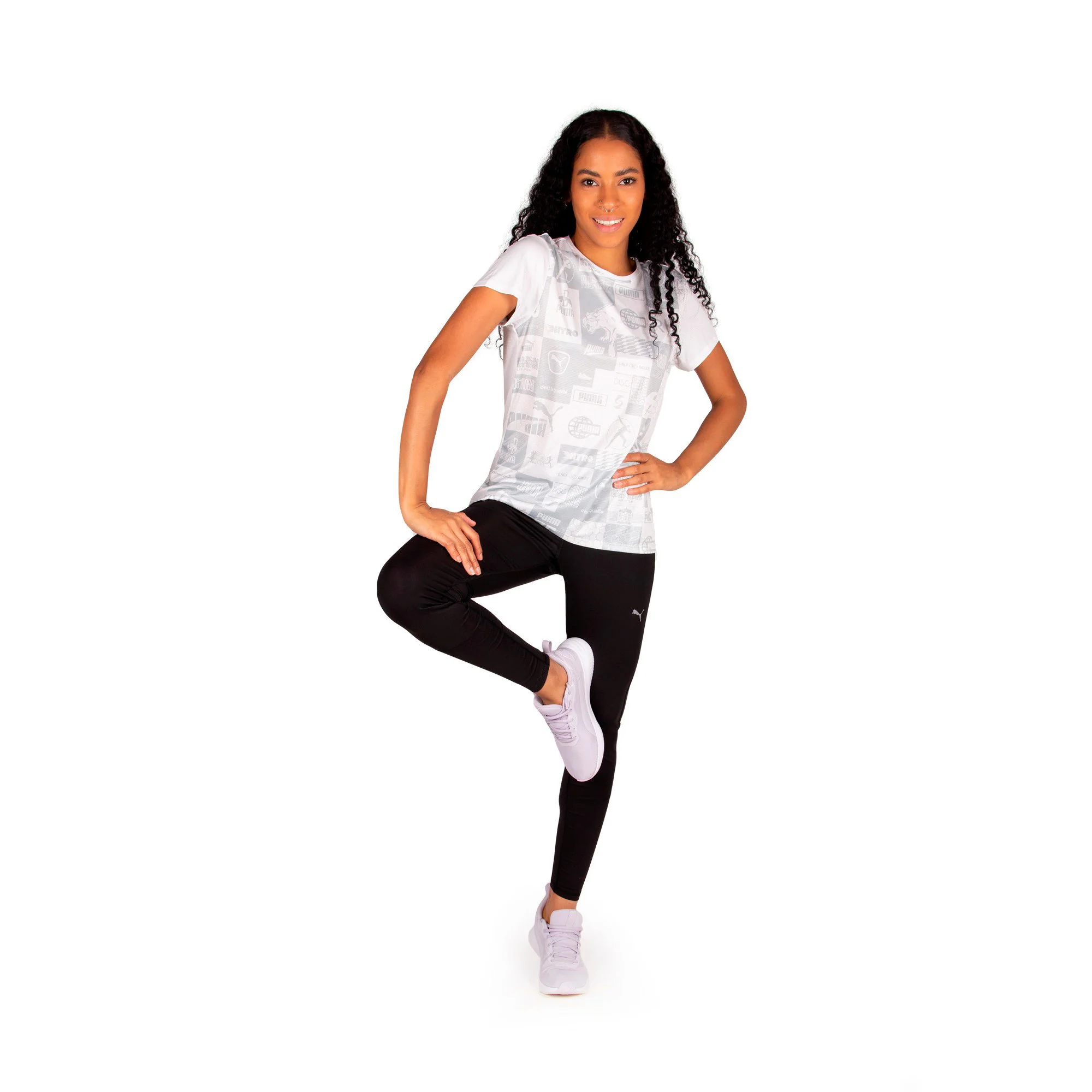 Run Favorite Regular Rise Long Tights Damer-Svart - Image 5