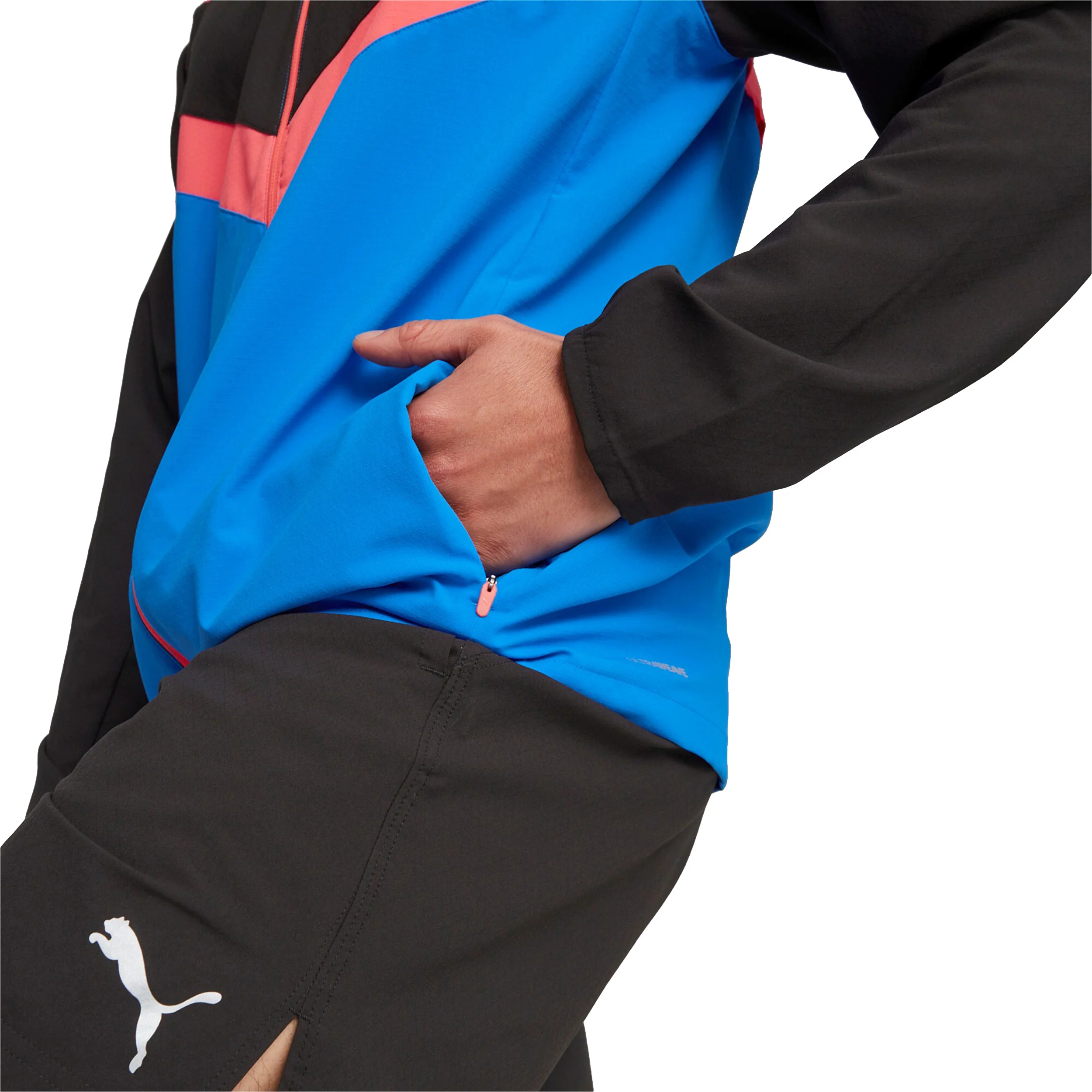 Run Ultraweave Löparjacka Herrar-Svart,Blå - Image 10