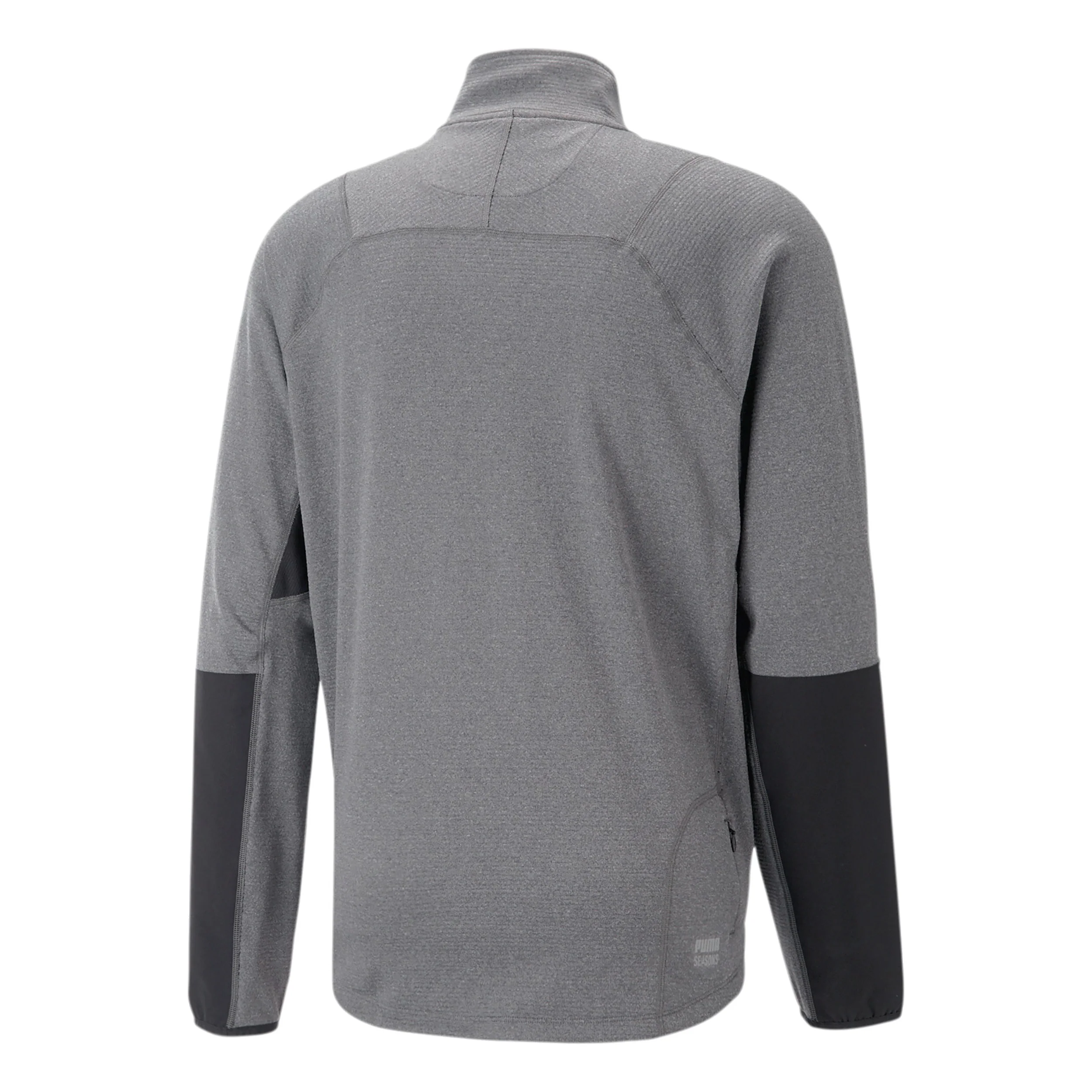 Seasons Raincell Half-Zip Löpningstopp Herrar-Grå,Svart - Image 2