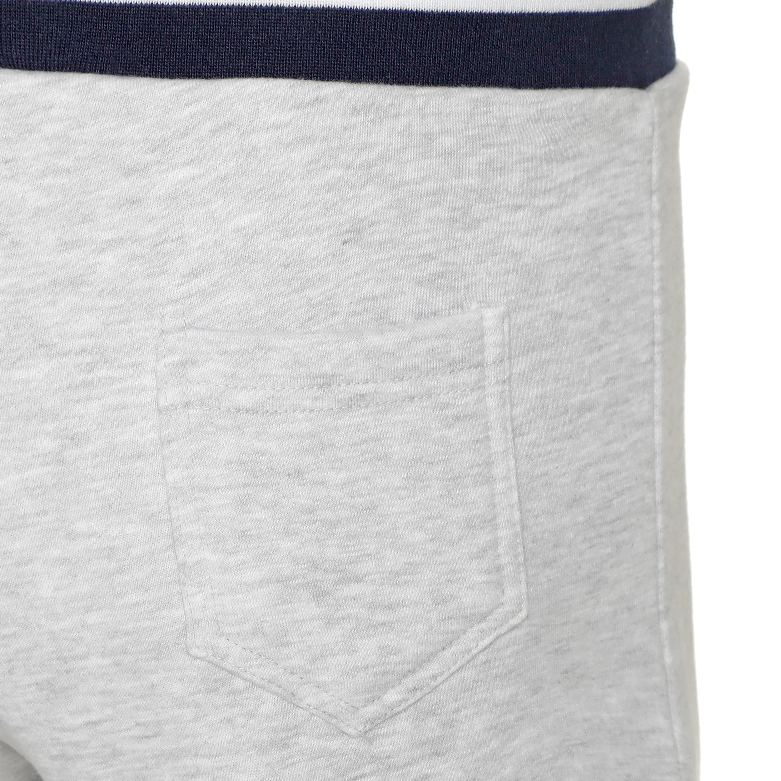 Basic Shorts Damer-Ljusgrå,Mörkblå - Image 11