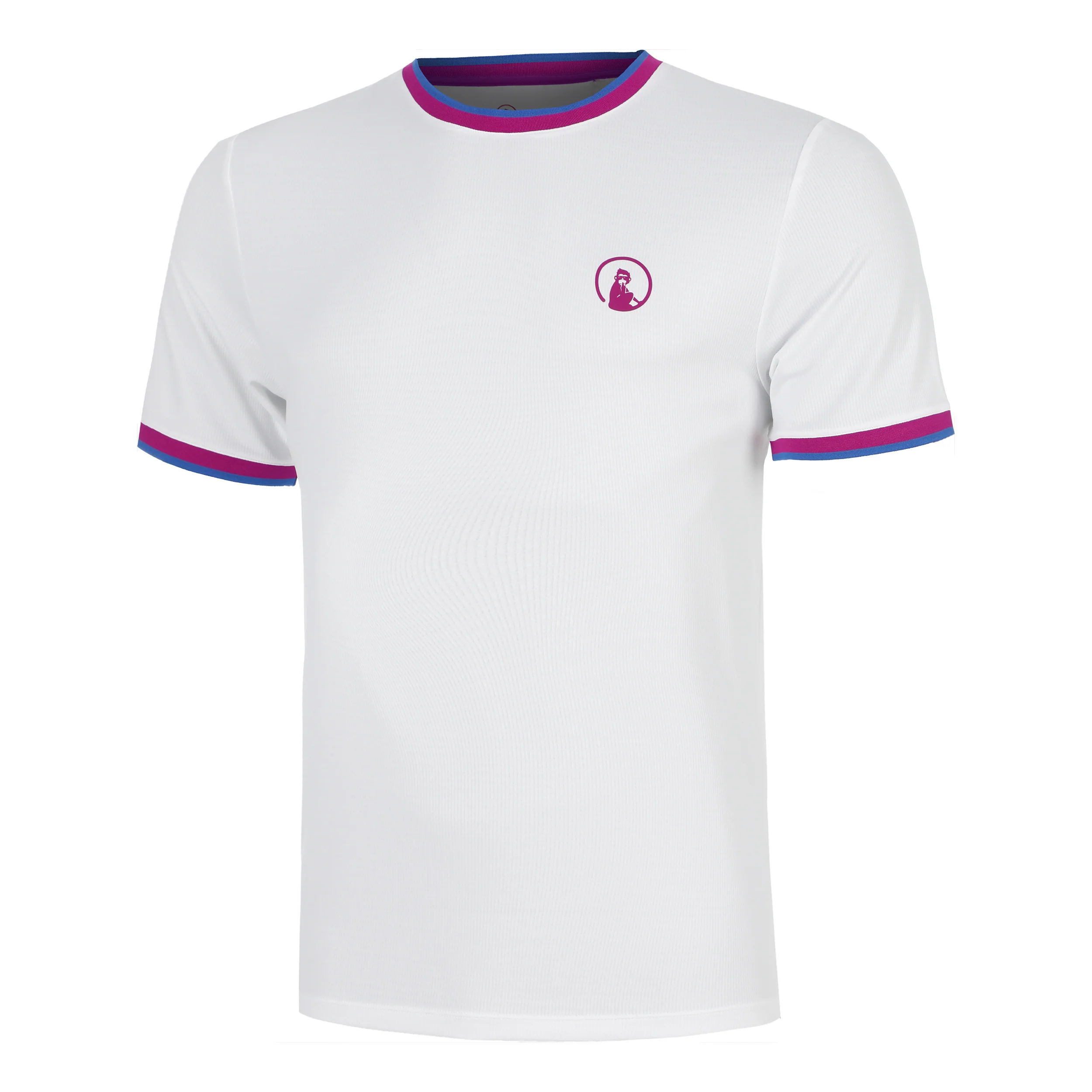 Break Ringer T-shirt Herrar-vit, berry