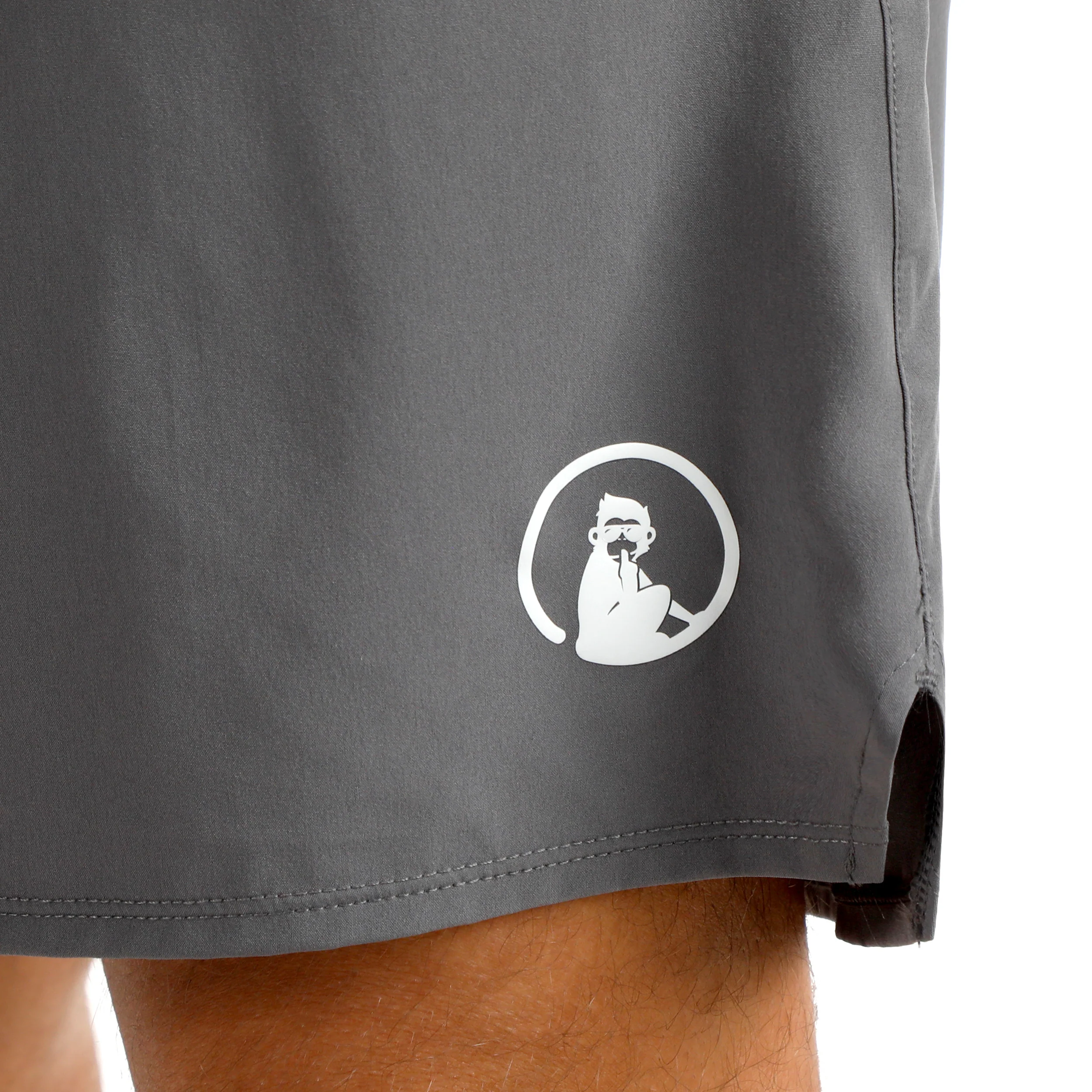Challenger 2in1s 7in Shorts Herrar - grå, vit - Image 11