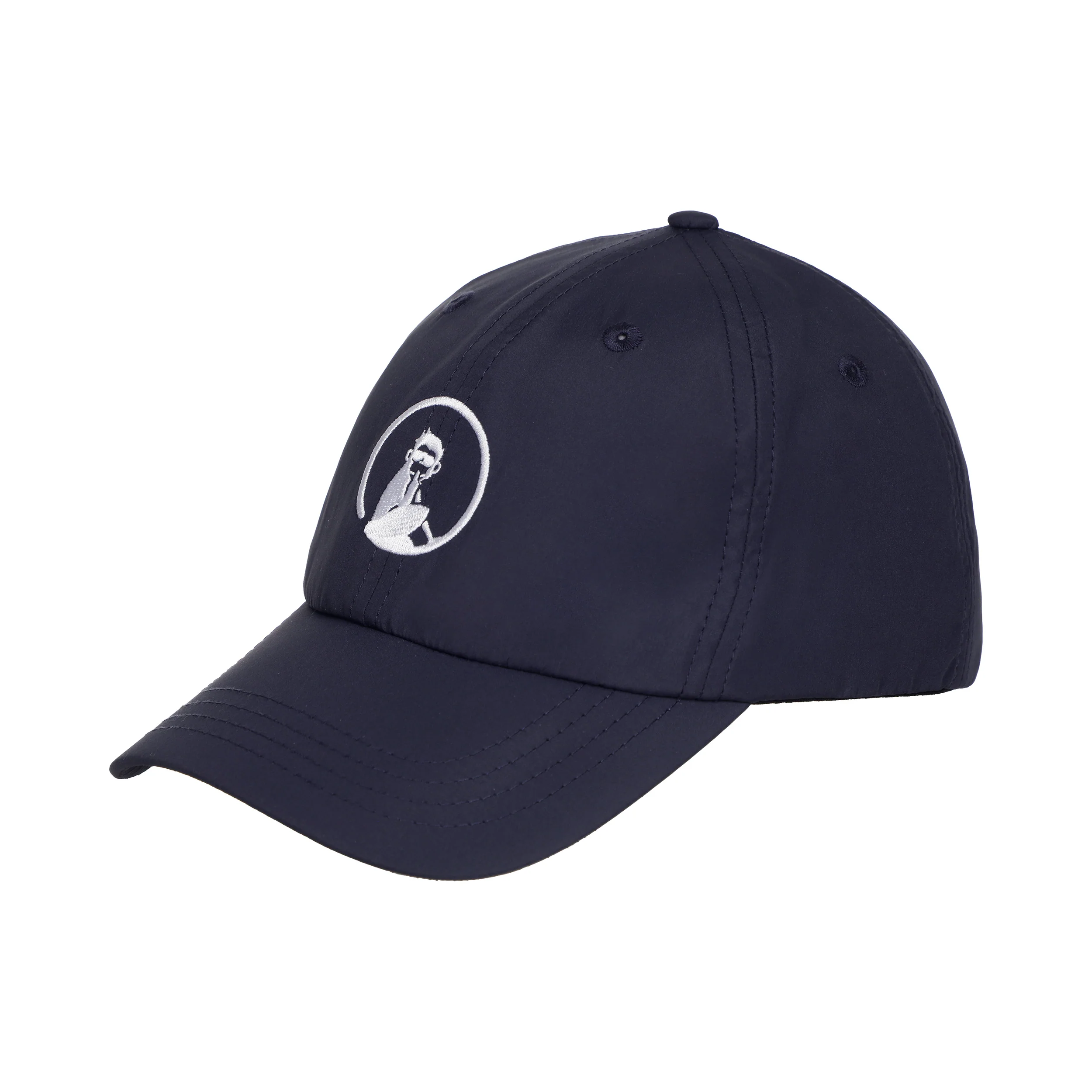 Court Cap Keps-Mörkblå,Vit