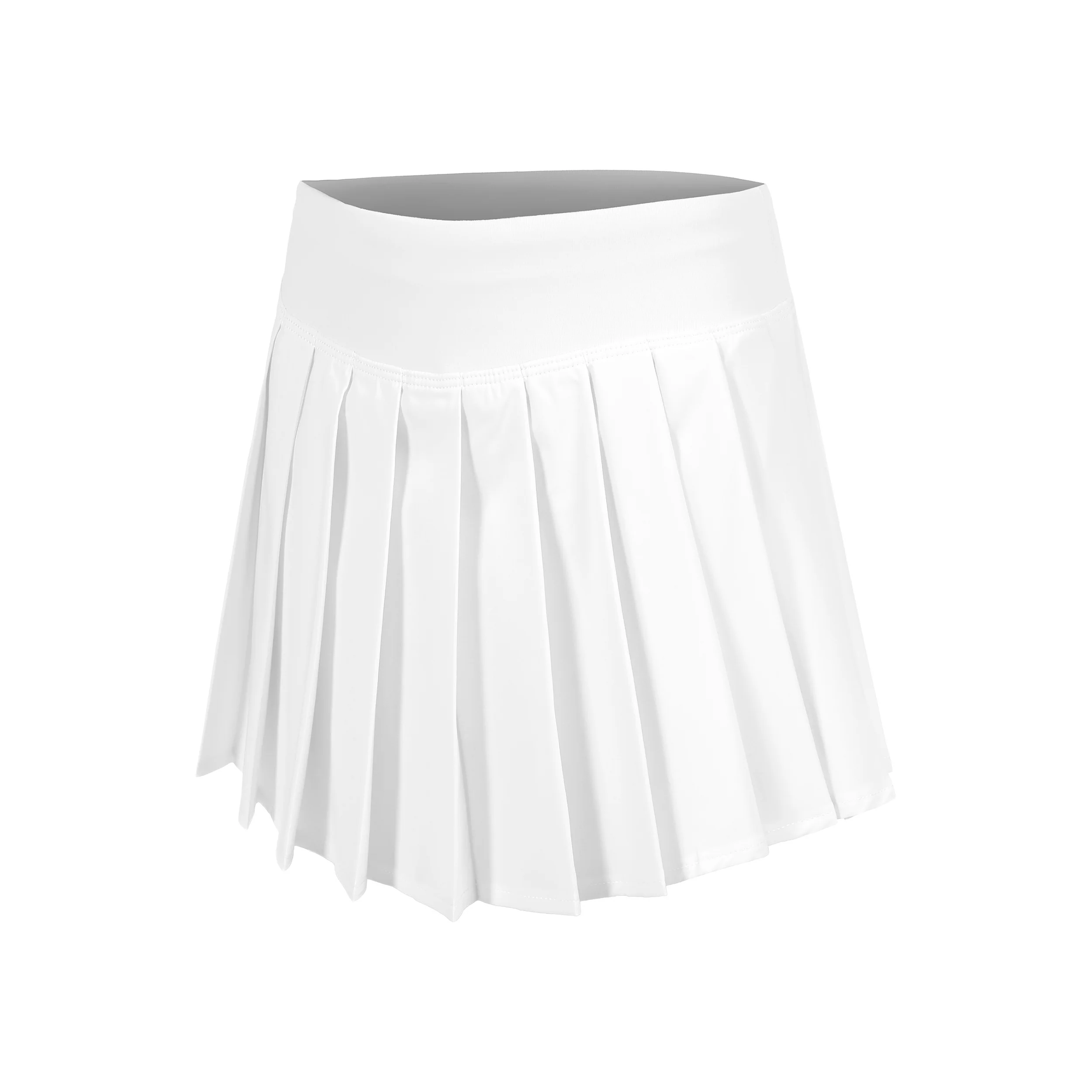 Create Love Pleated Kjol Damer-Vit,Petrol