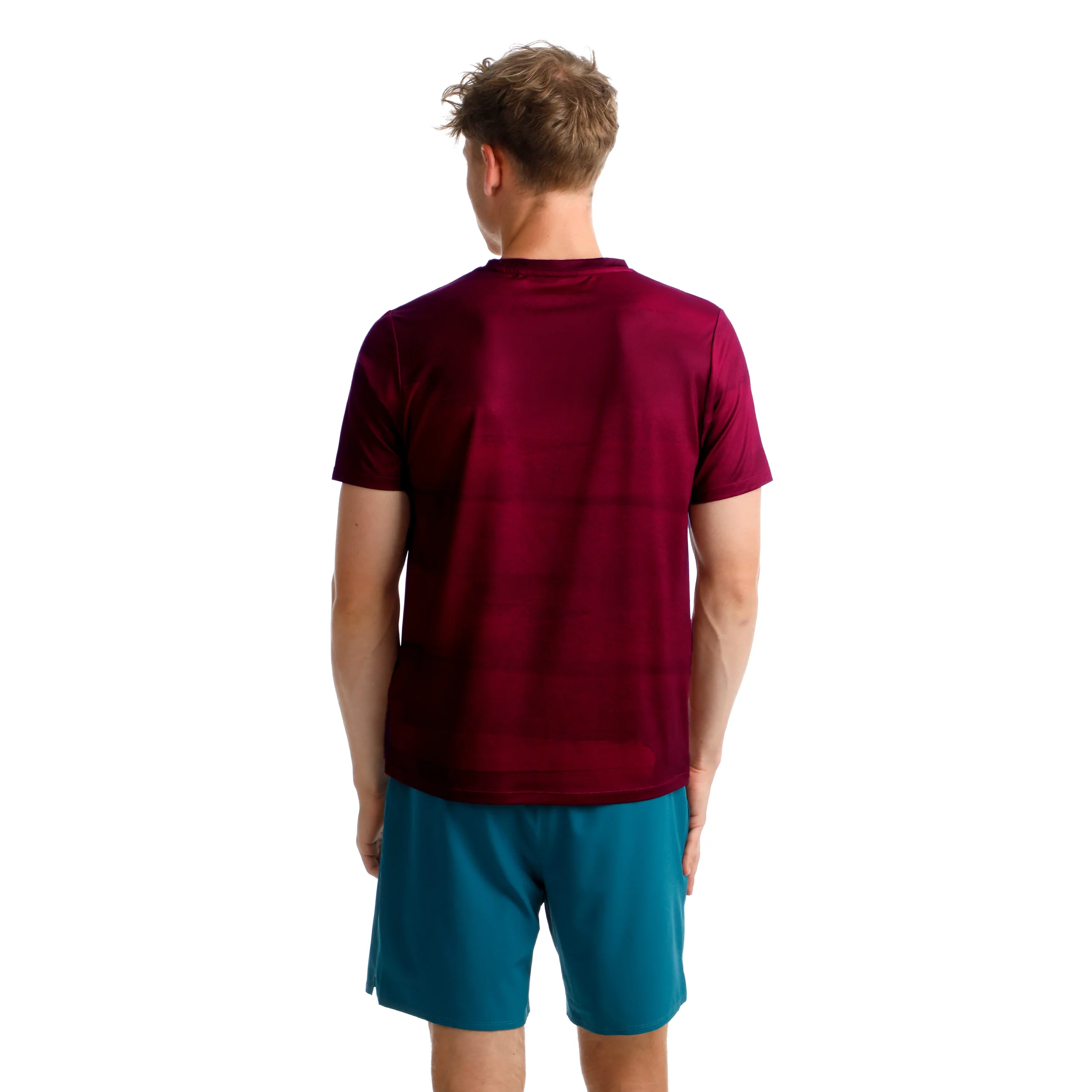 Create Receiver Wipe T-shirt Herrar-Rött Vin,Vit - Image 6