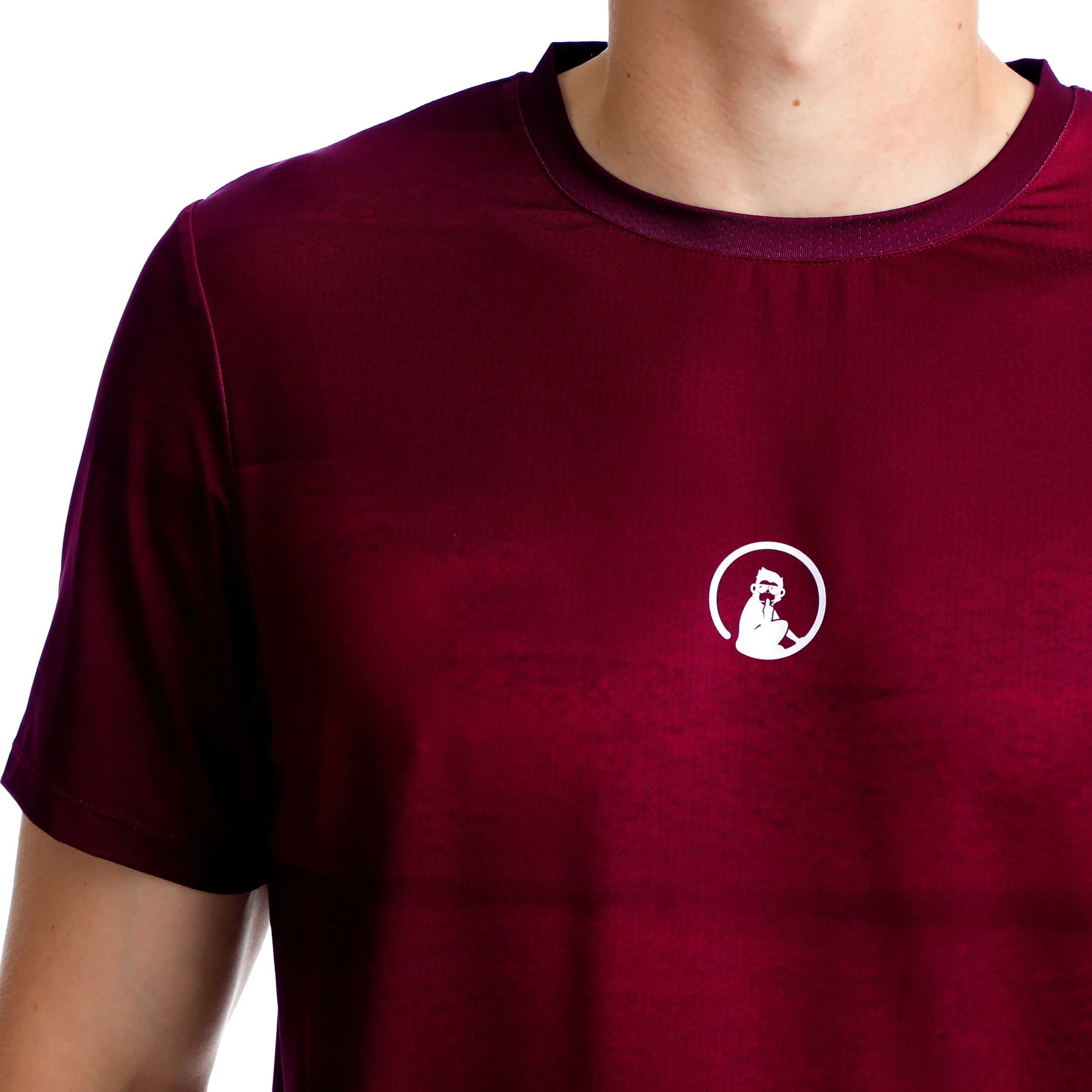 Create Receiver Wipe T-shirt Herrar-Rött Vin,Vit - Image 7