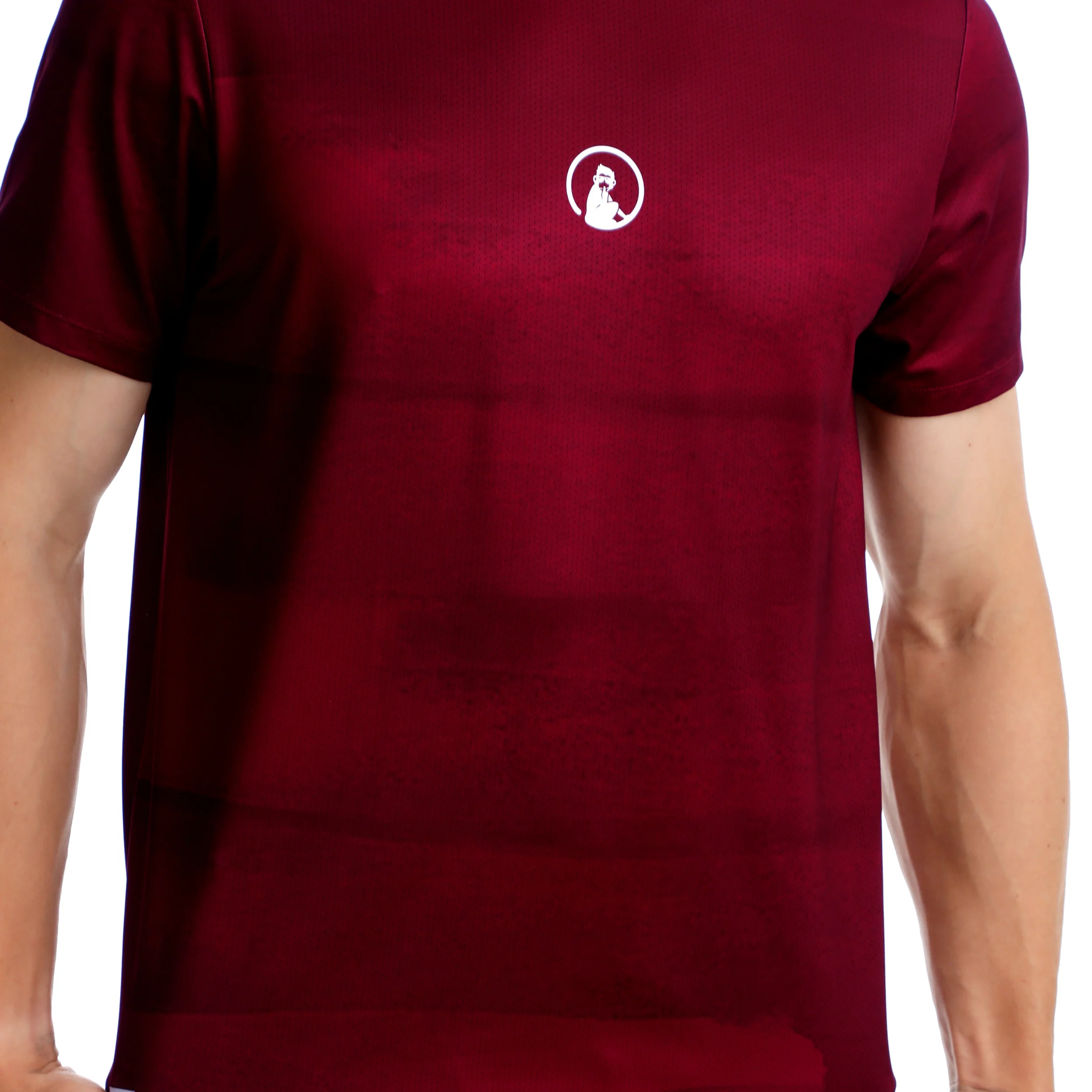 Create Receiver Wipe T-shirt Herrar-Rött Vin,Vit - Image 8